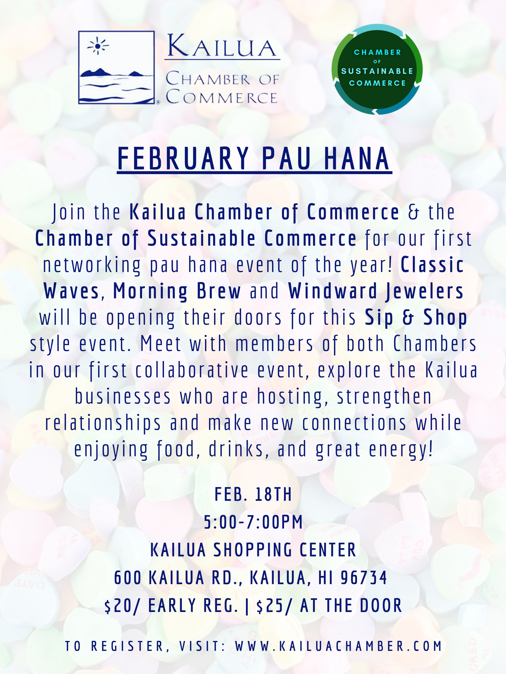 Feb. 18 Kailua Collab Pau Hana 