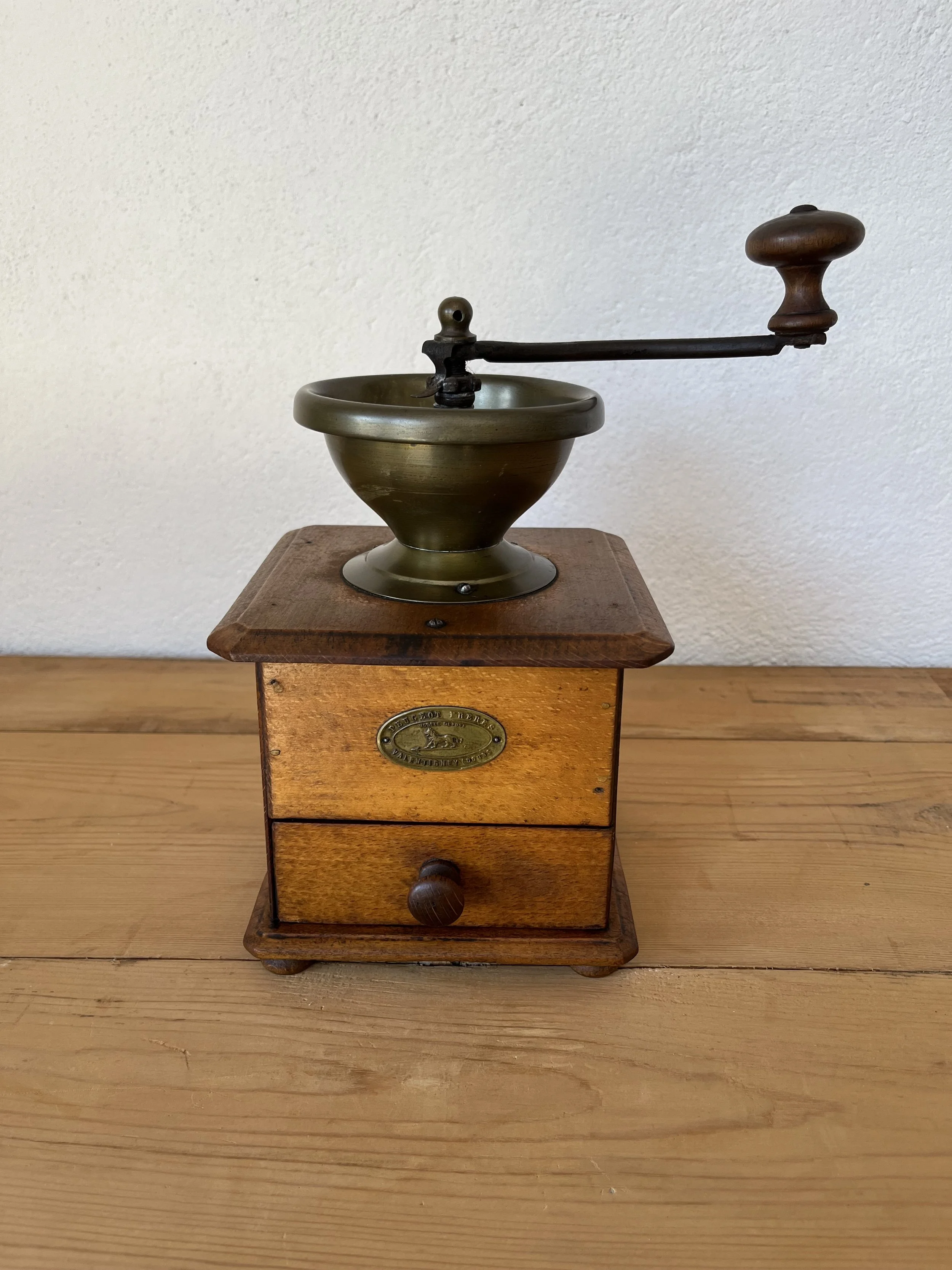 Secondhand vintage coffee grinder