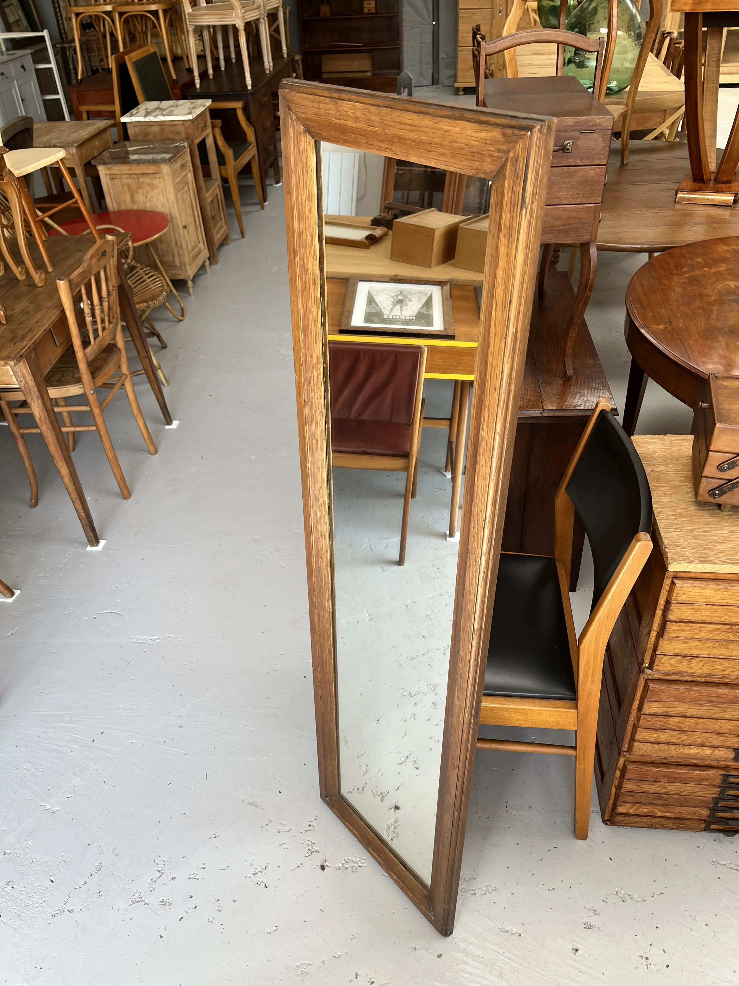 Secondhand vintage leaner mirror