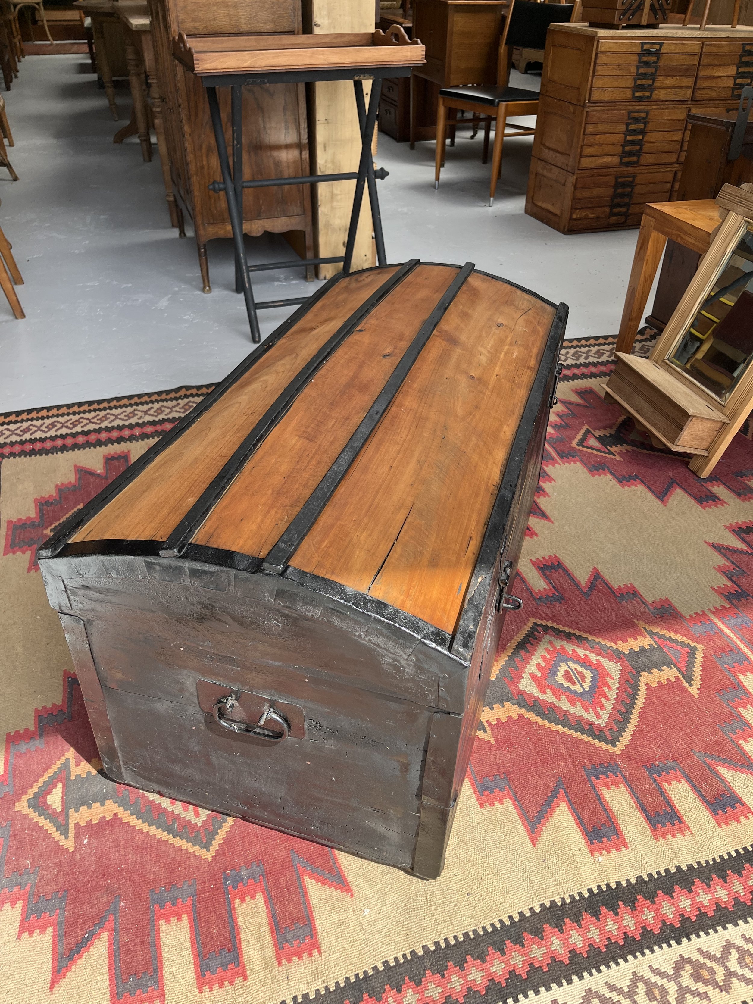 Vintage secondhand wooden chest