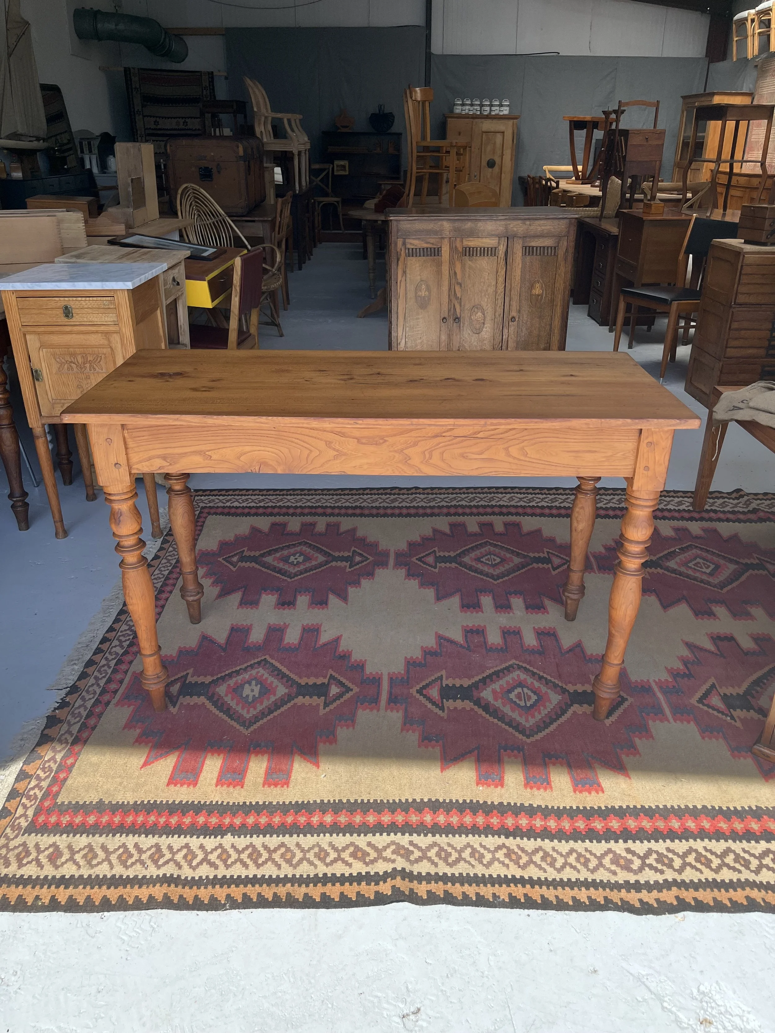 Secondhand vintage rectangular table