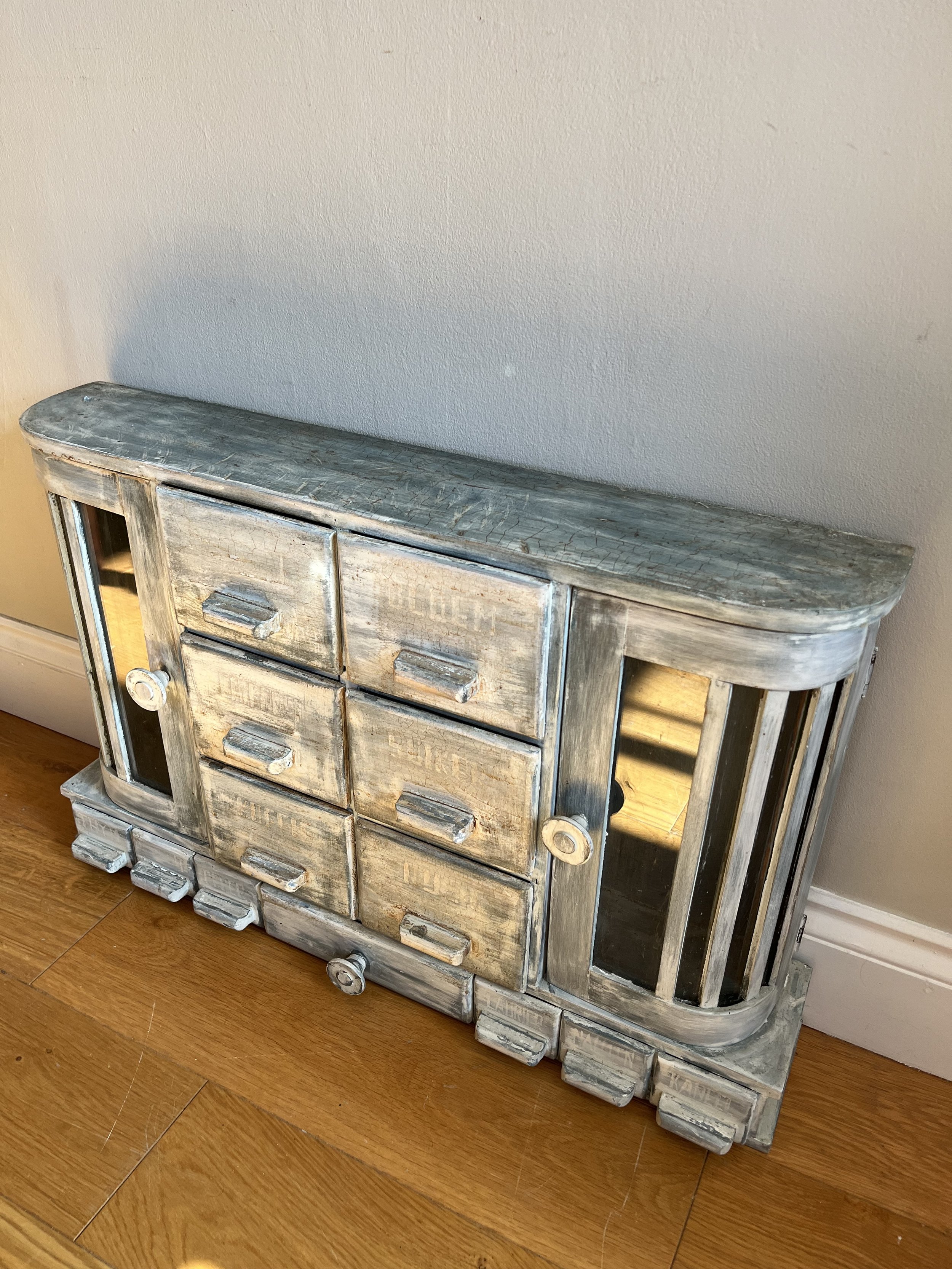 Secondhand vintage spice cabinet