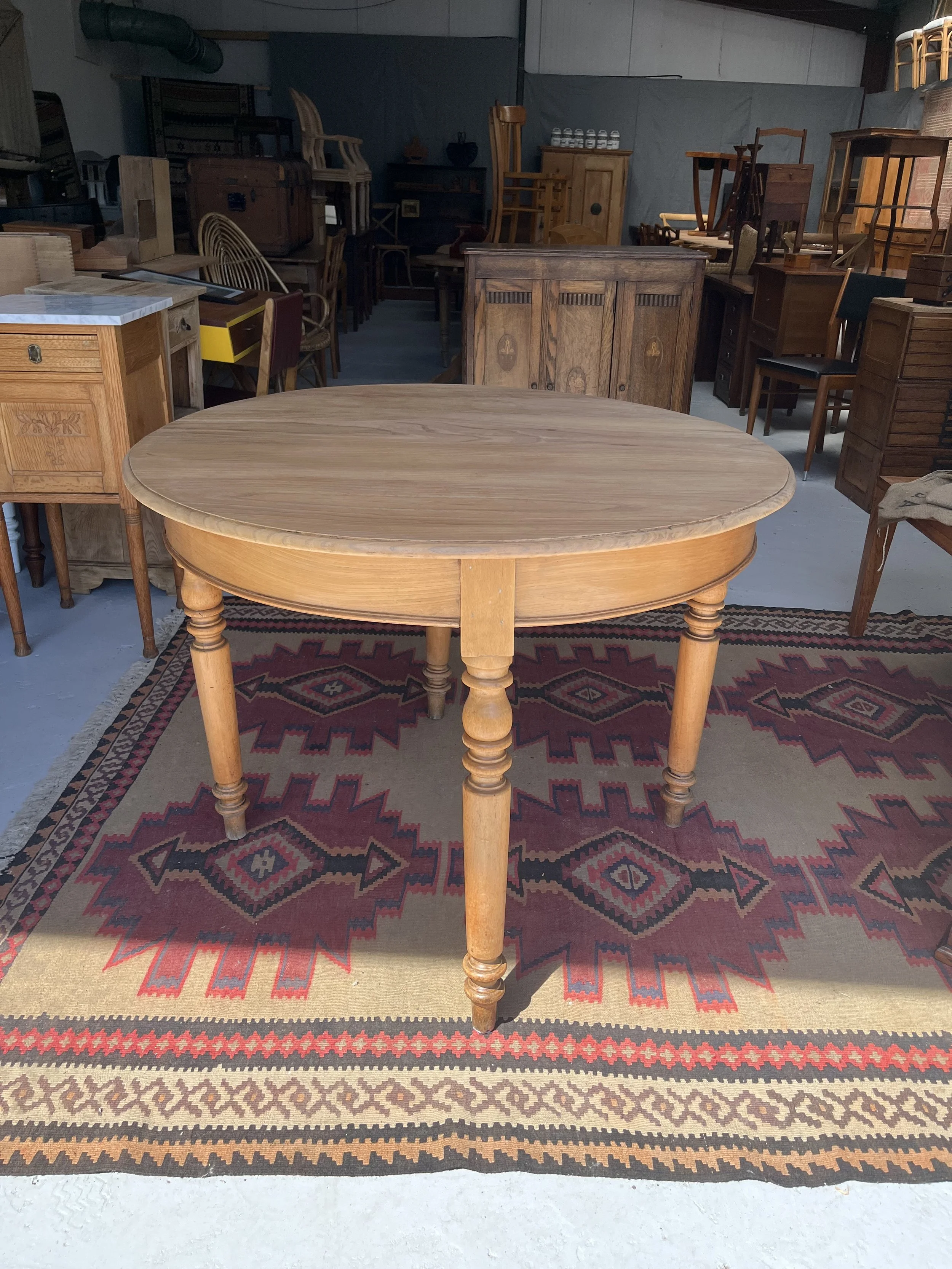 Secondhand vintage round table