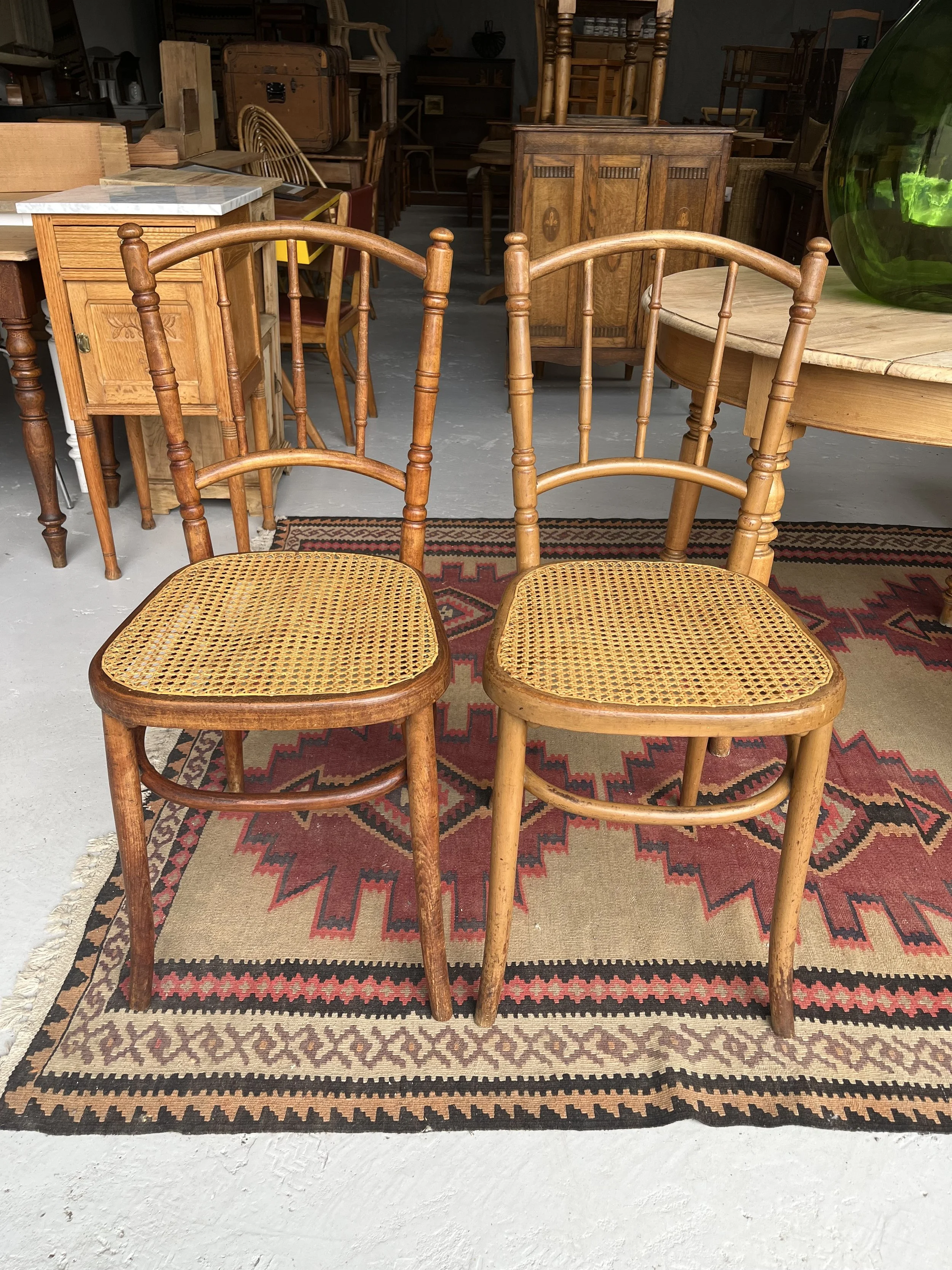Secondhand vintage bentwood chairs