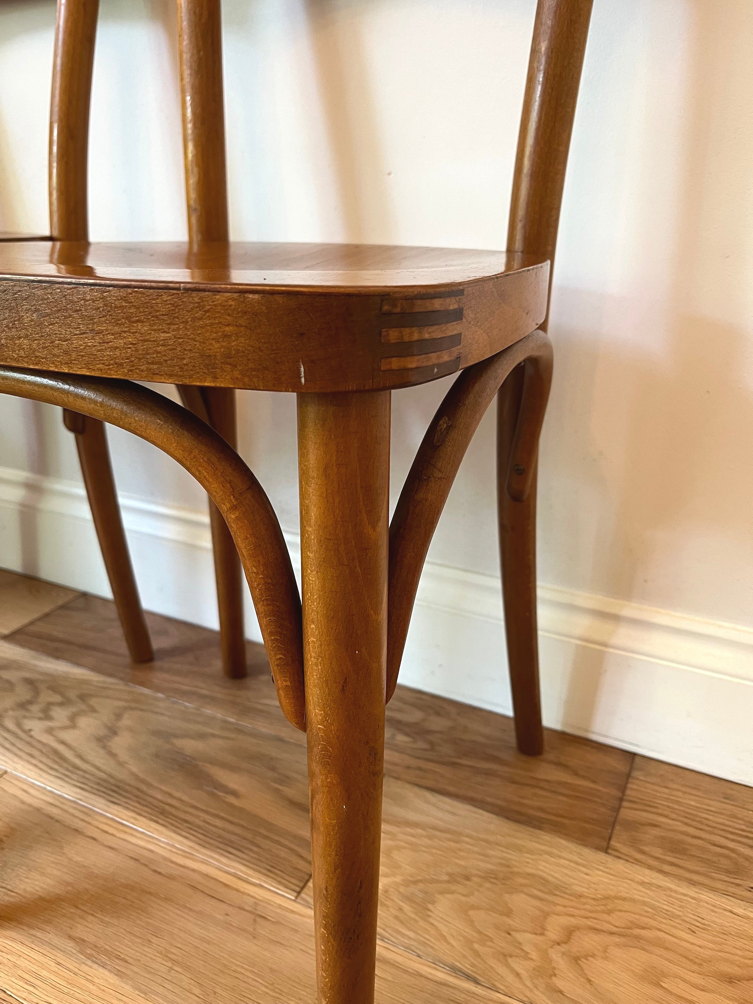 Secondhand vintage bistro chairs