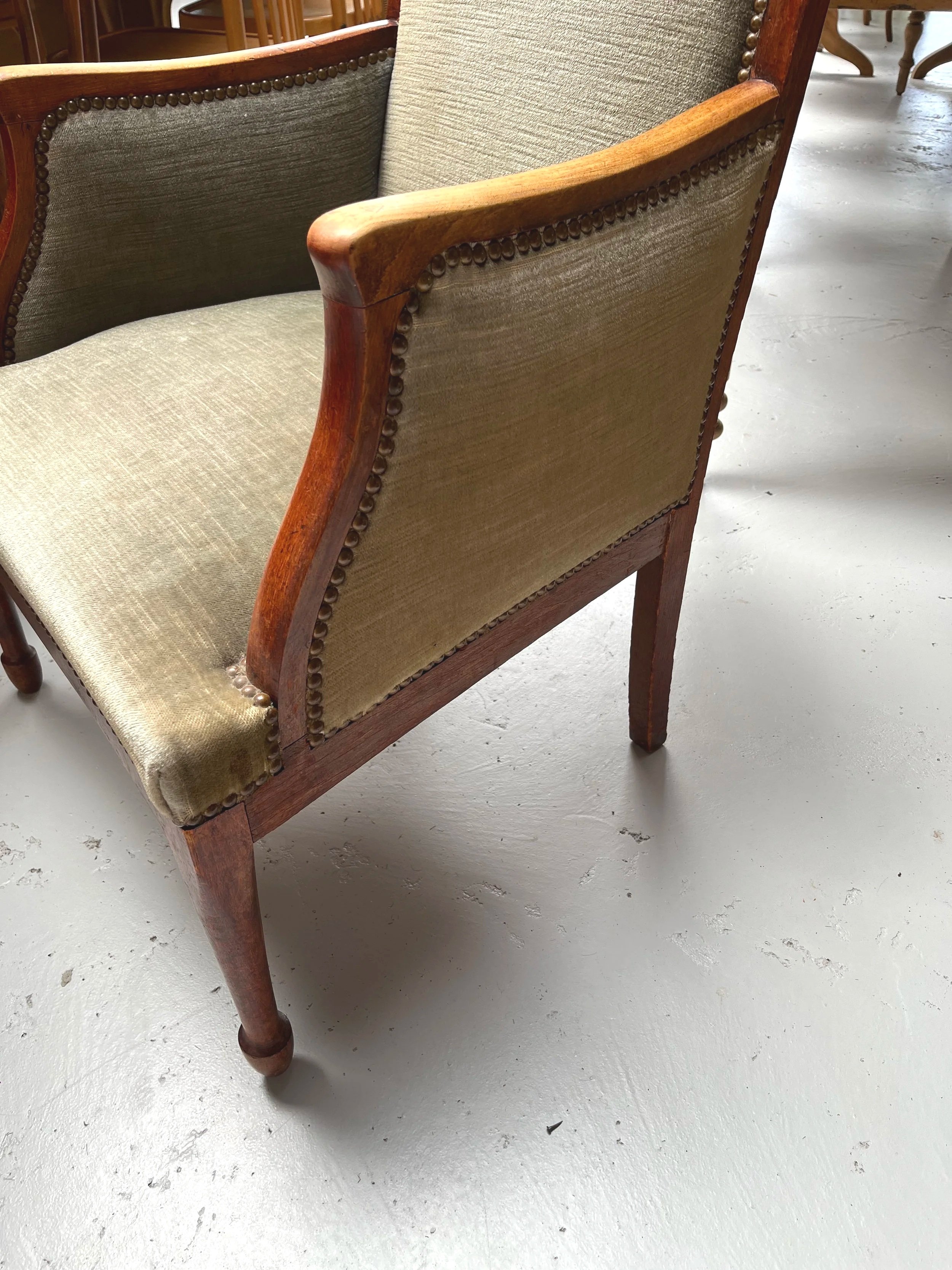 Secondhand vintage armchairs