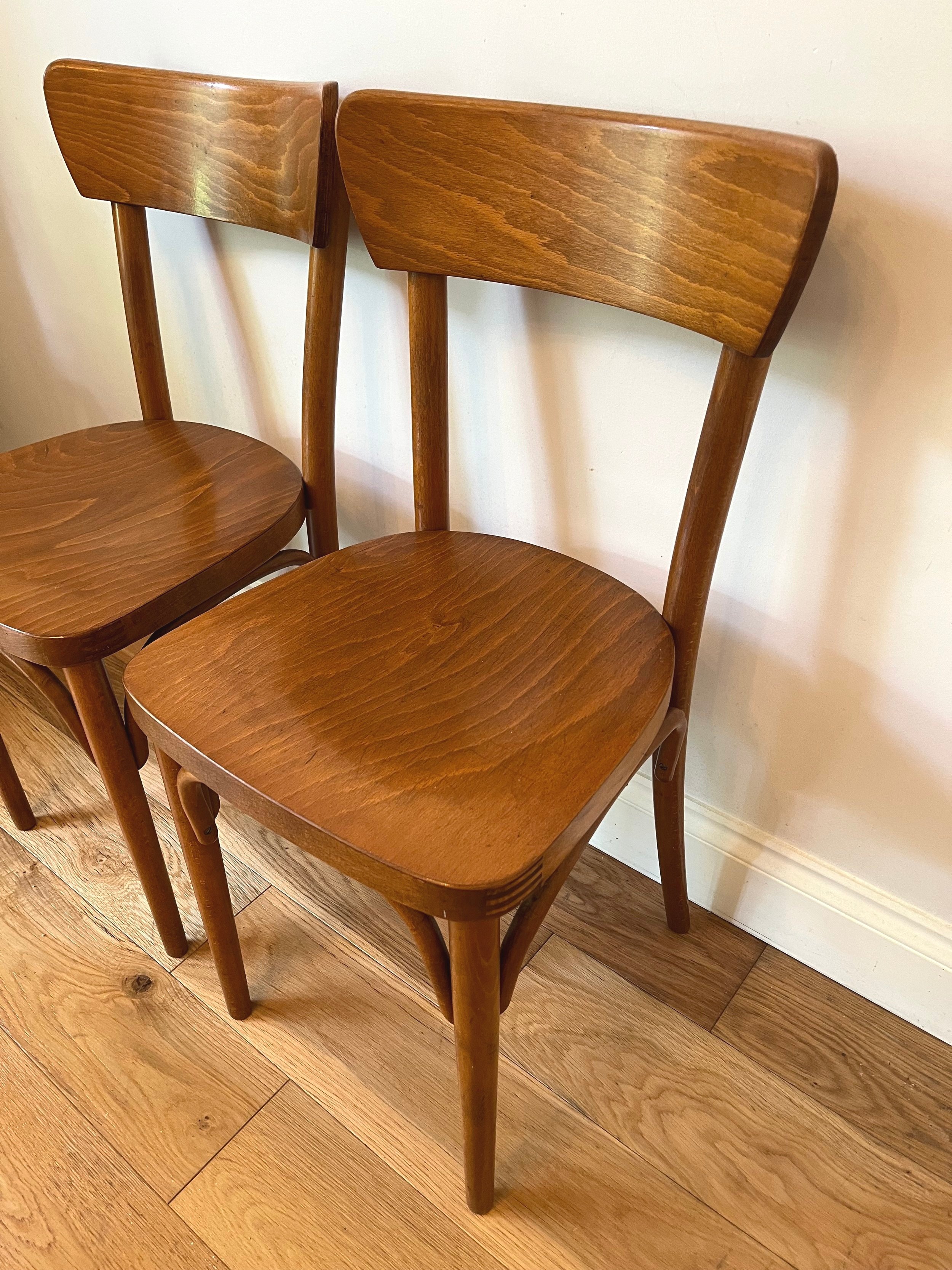 Secondhand vintage bistro chairs