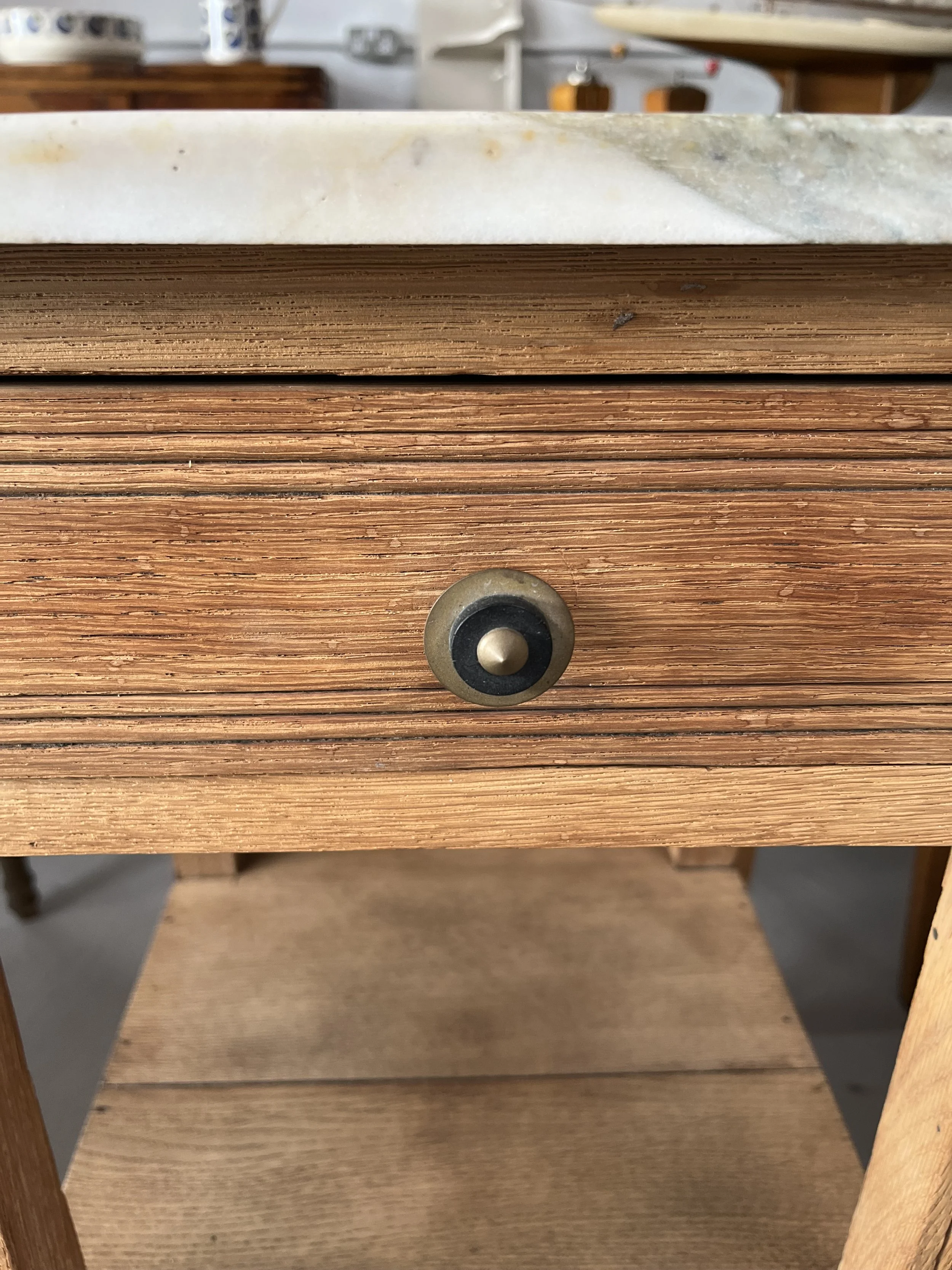Secondhand vintage nightstand bedside table