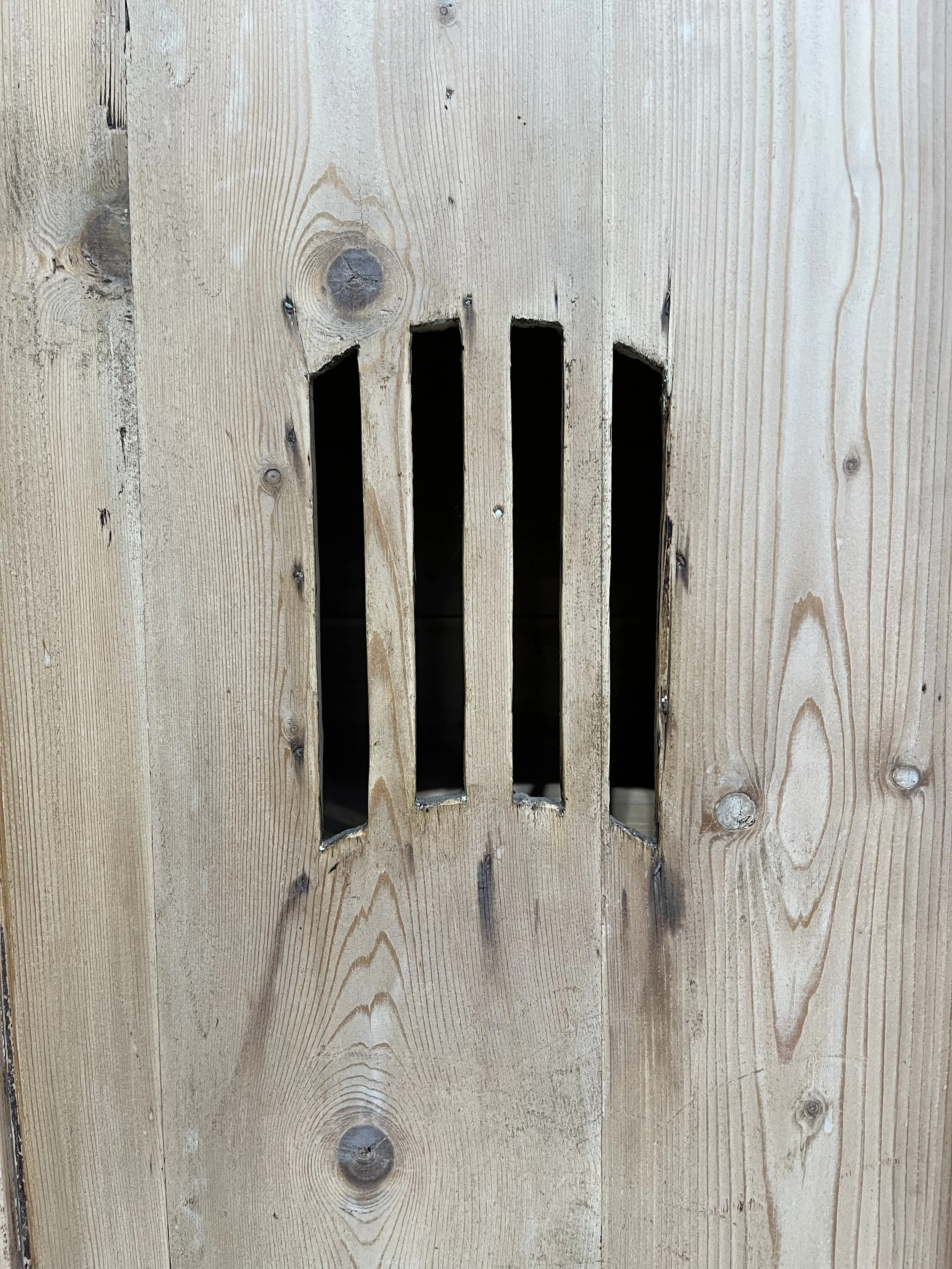 Vintage secondhand pine pantry cupboard