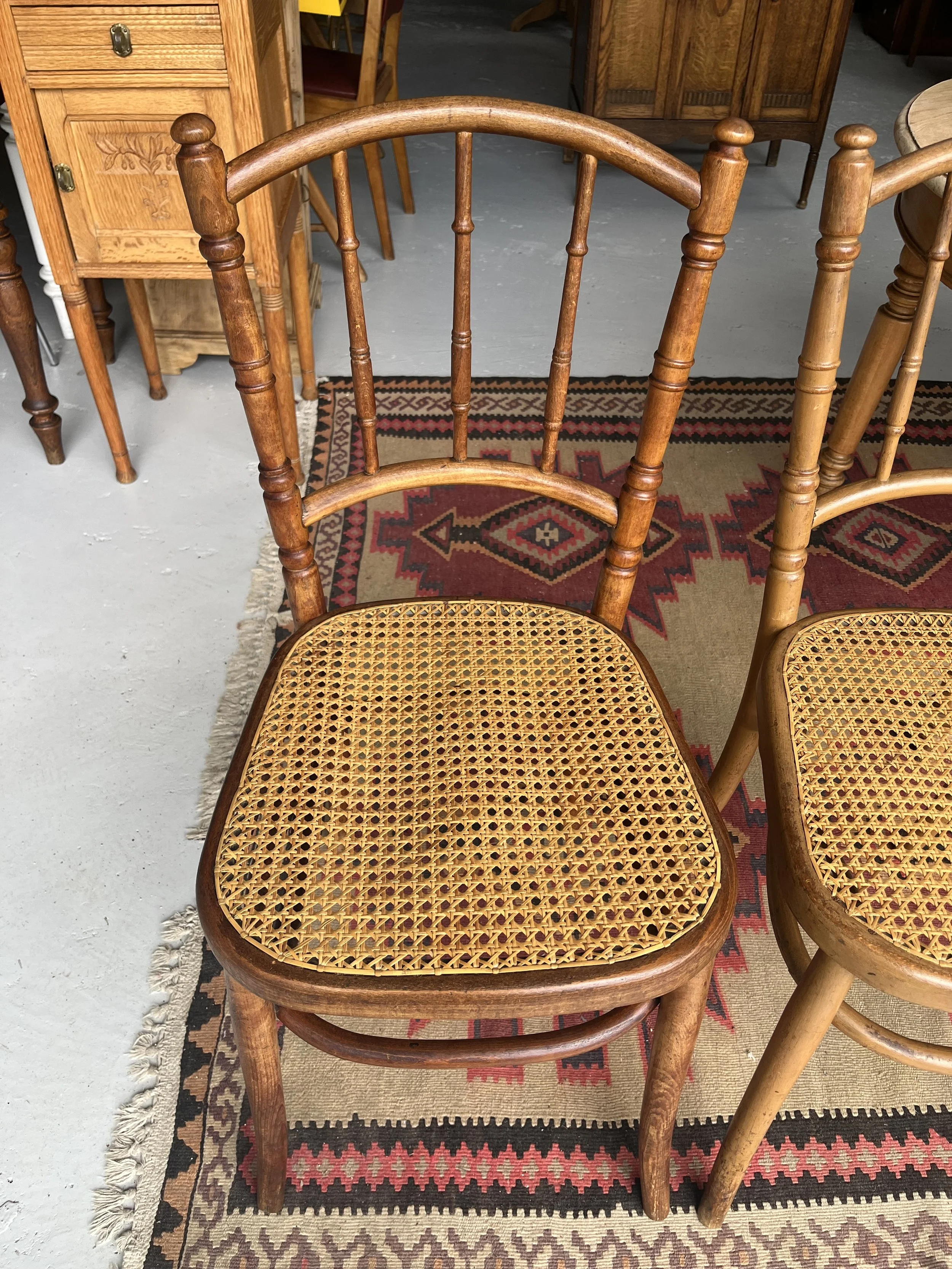 Secondhand vintage bentwood chairs