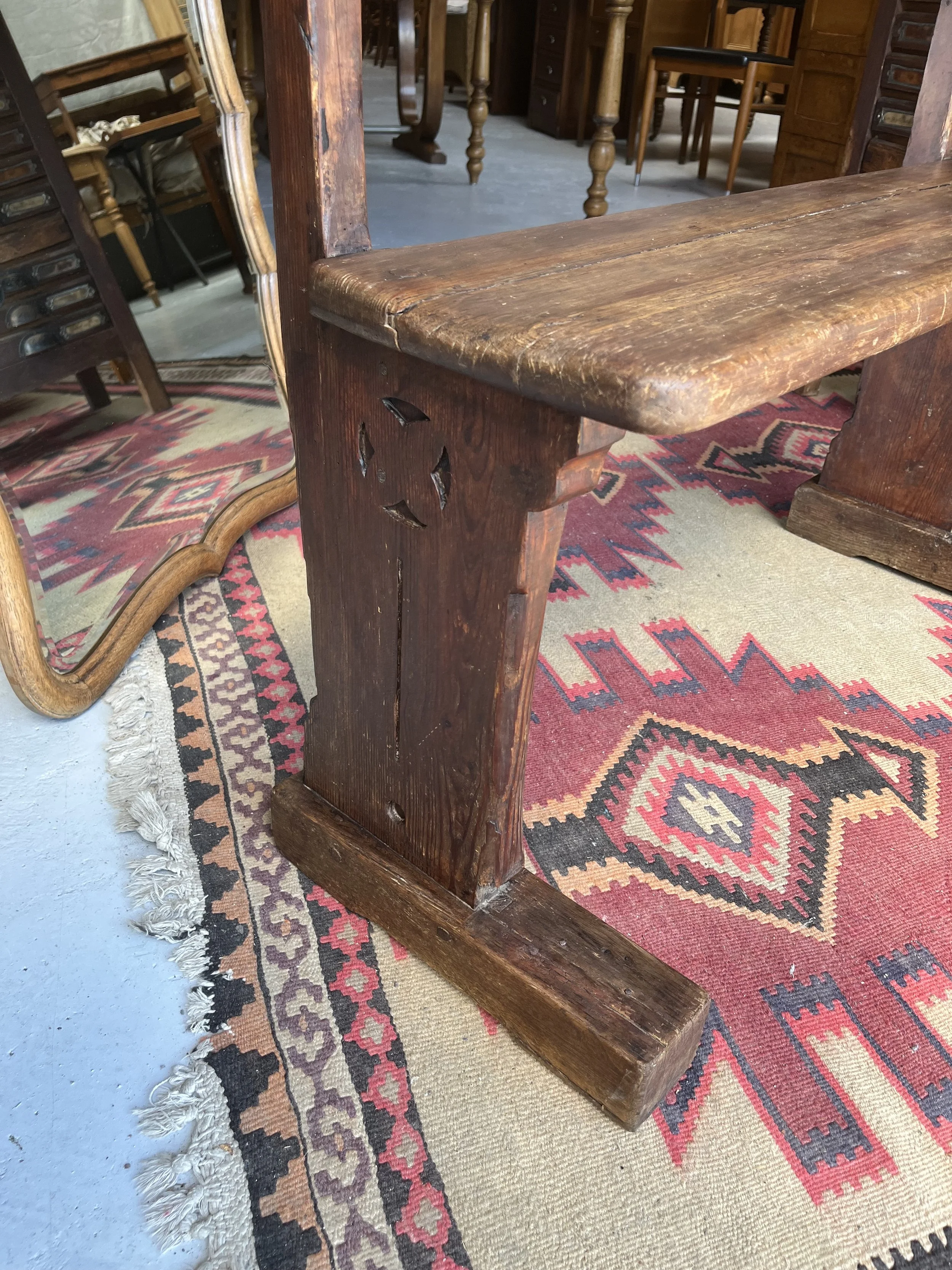 Secondhand vintage bench