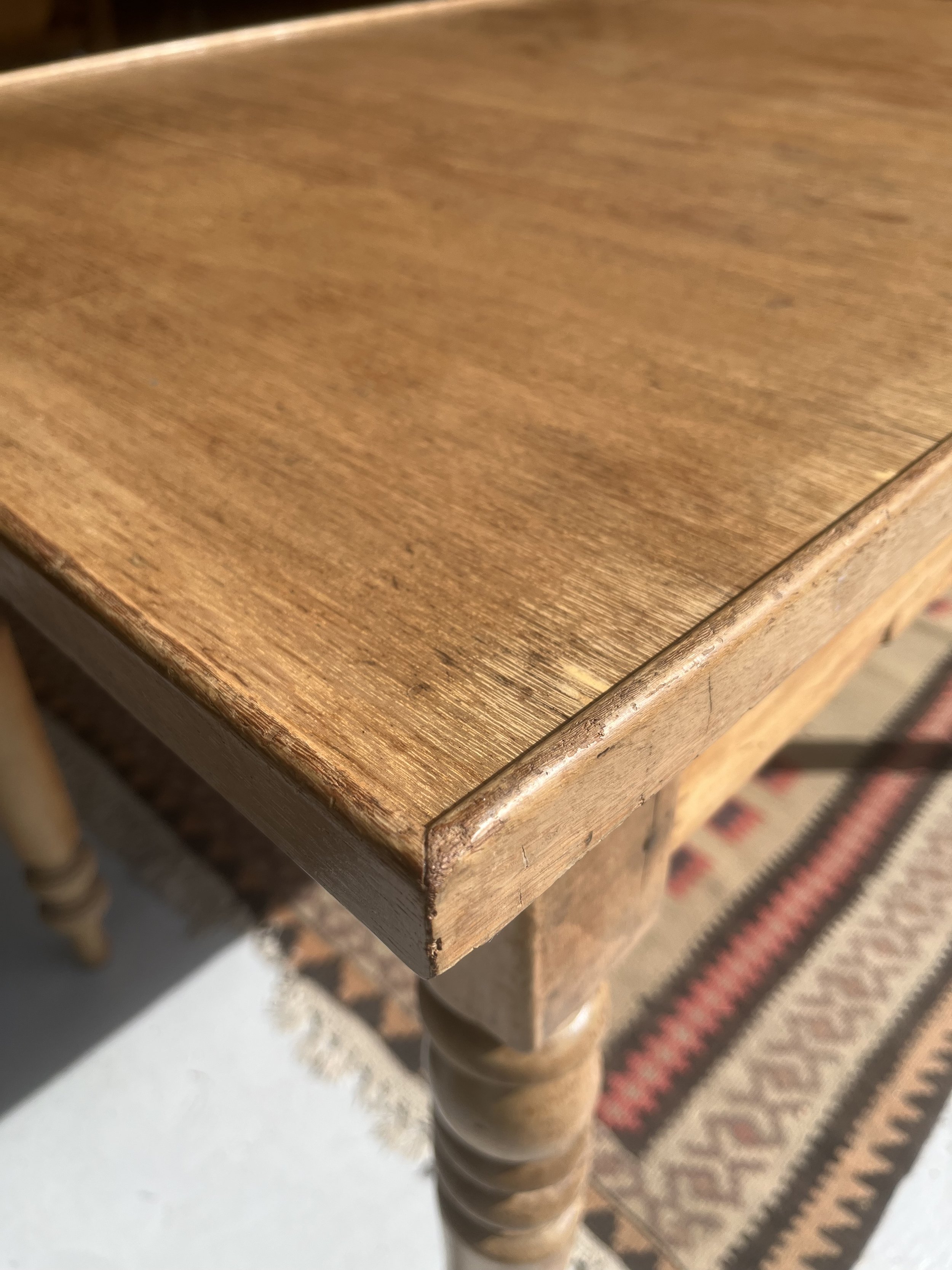 Secondhand vintage farmhouse table