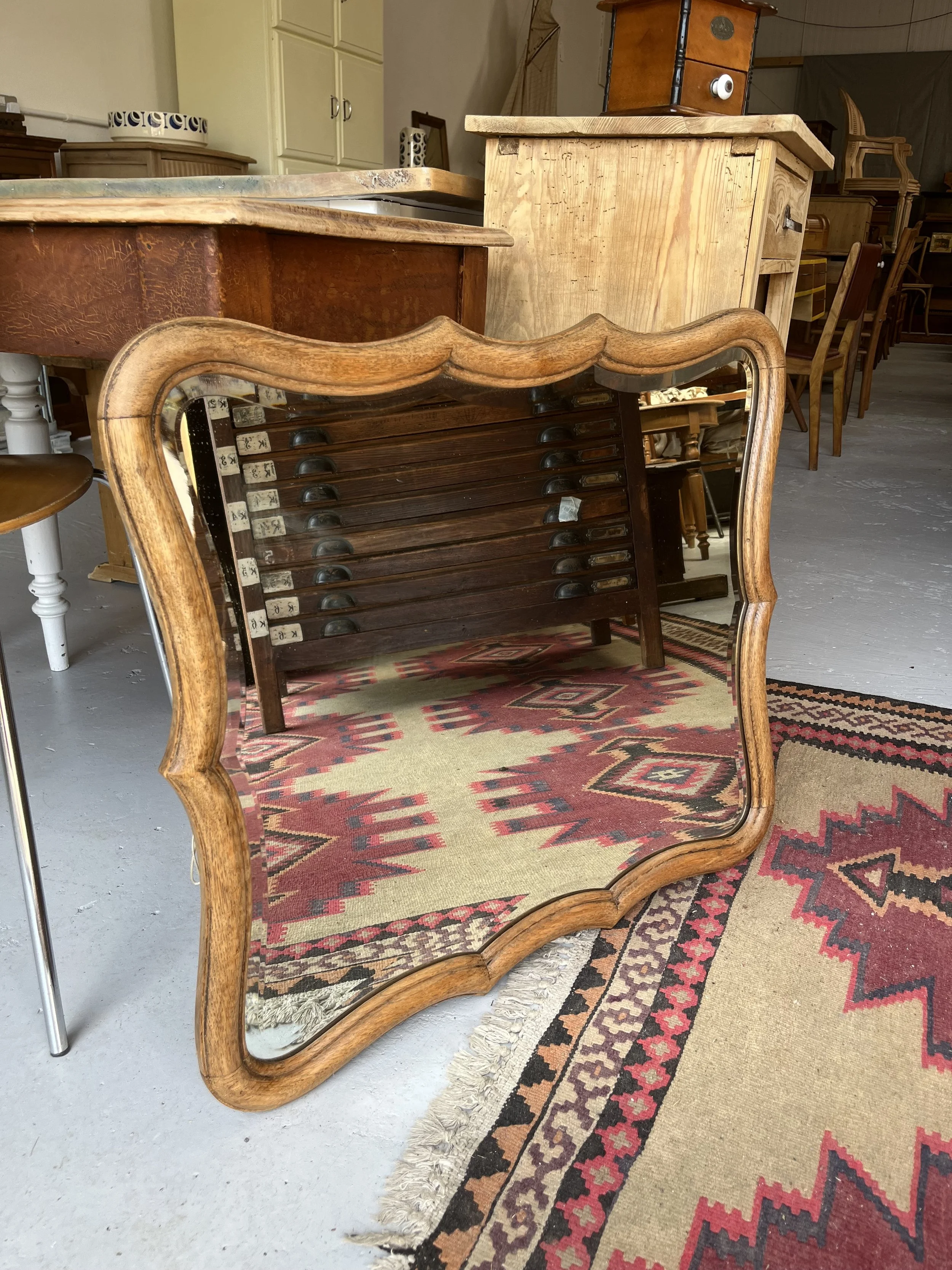 Secondhand vintage wall mirror