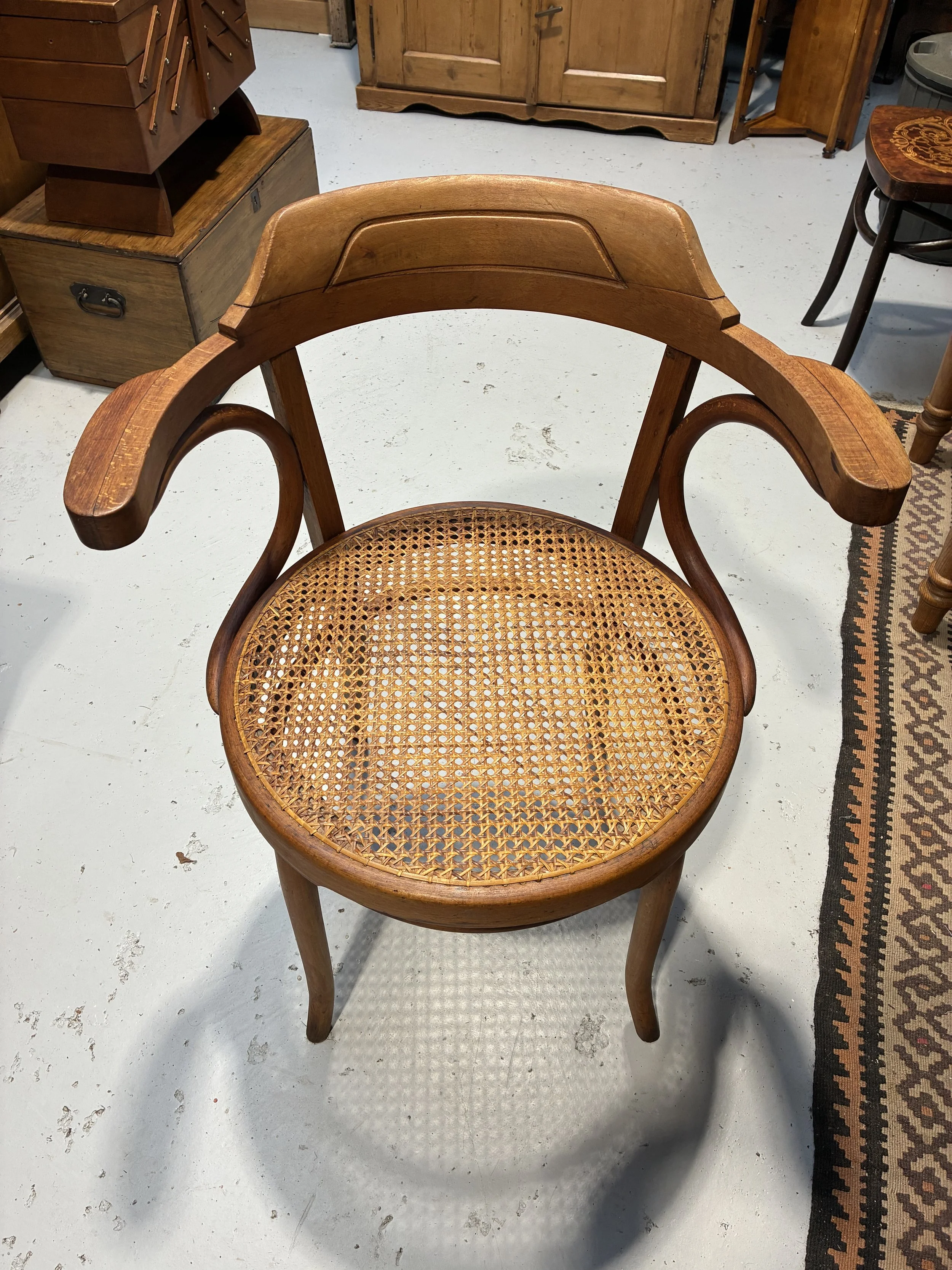 Secondhand vintage bentwood armchair