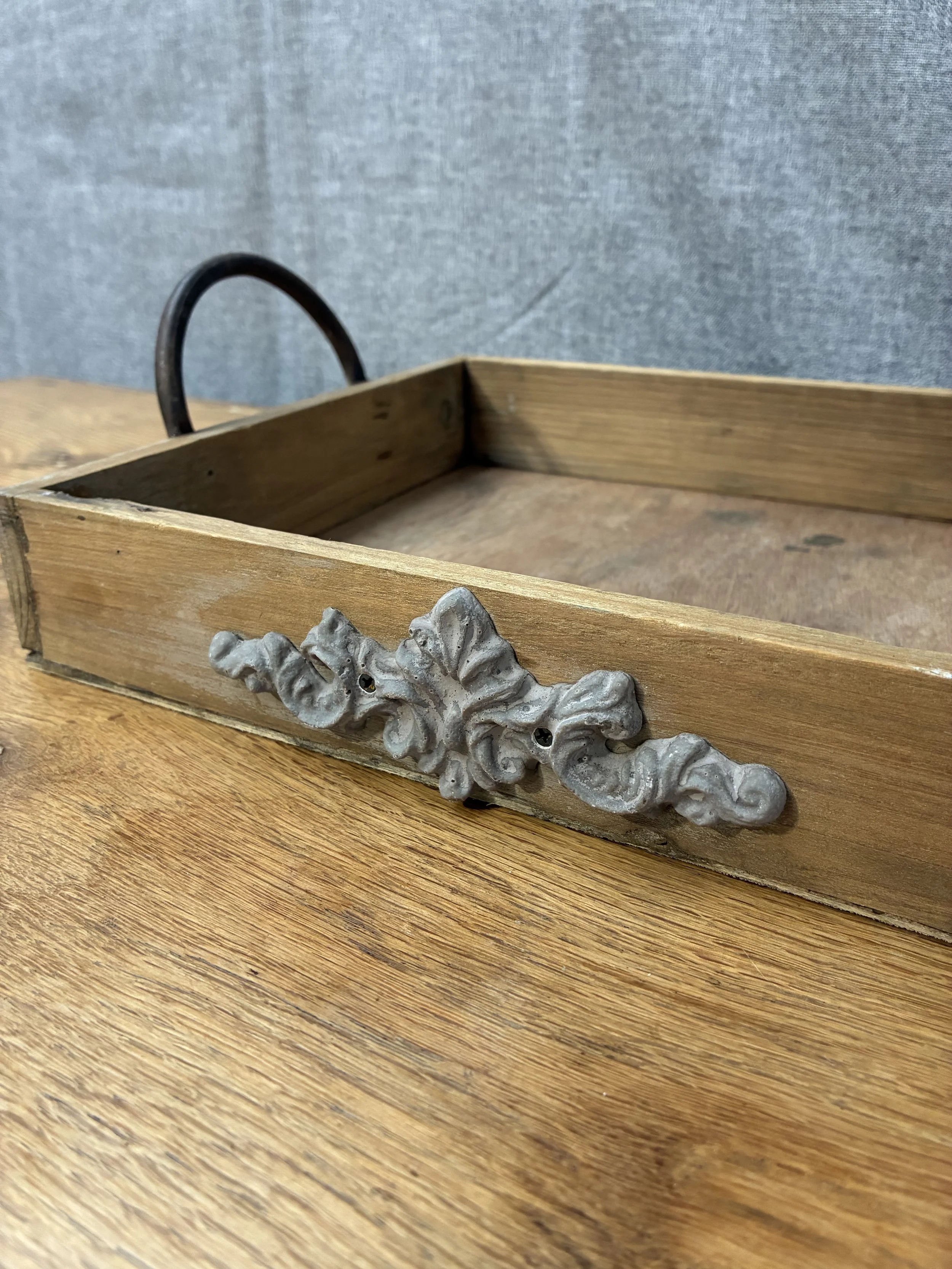 Secondhand vintage serving tray
