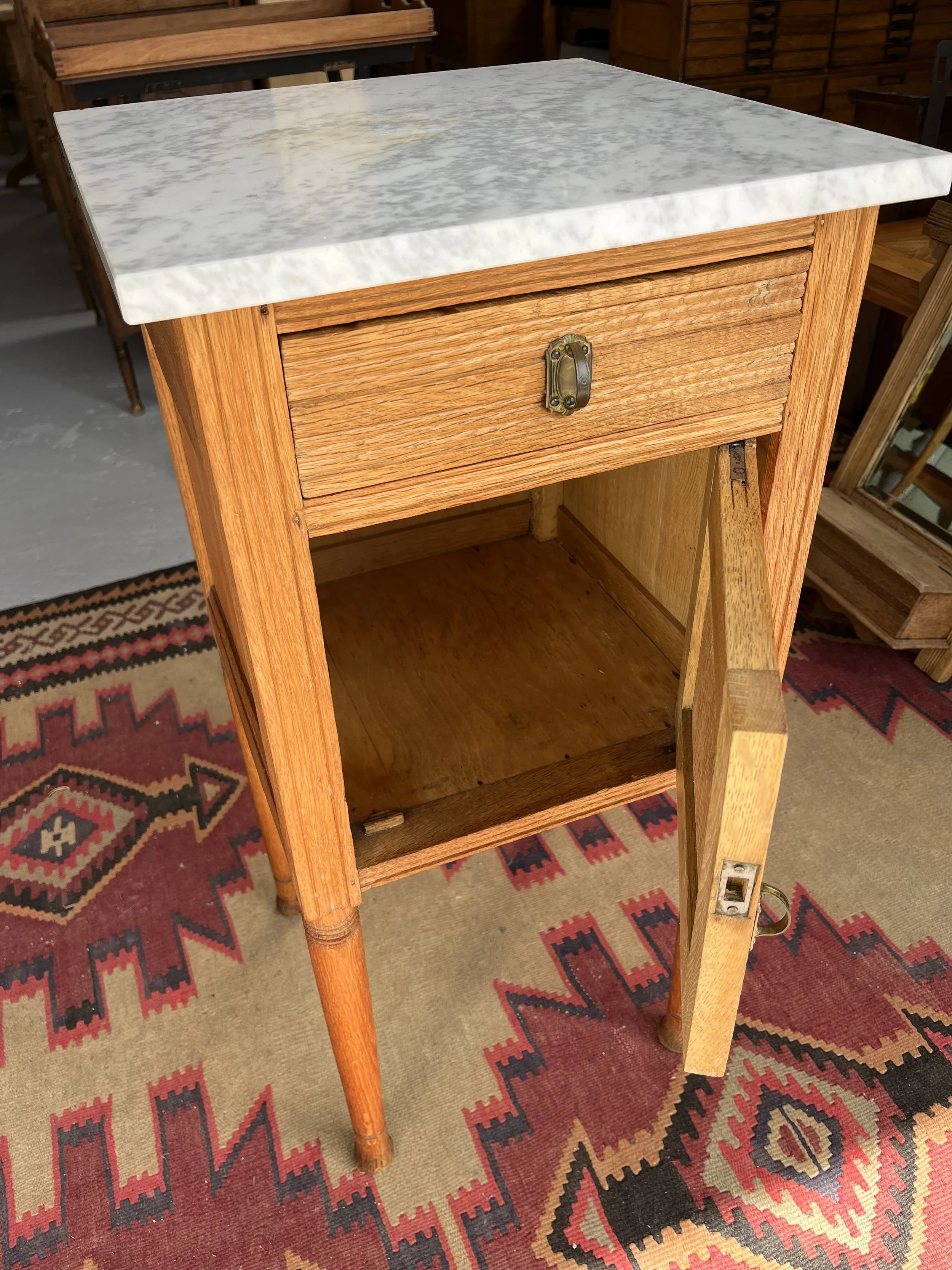 Secondhand vintage bedside cabinet