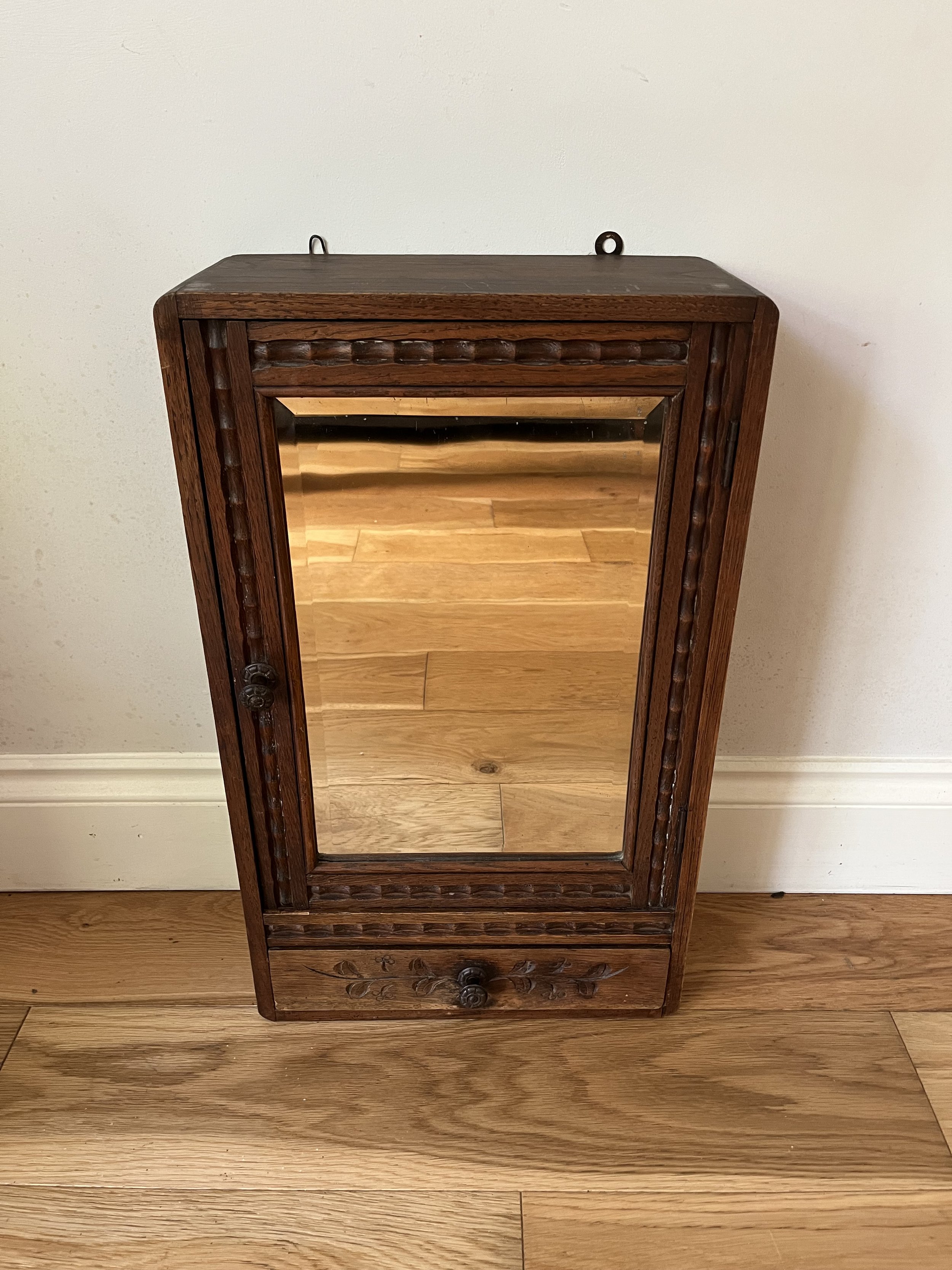 Secondhand vintage apothecary cabinet