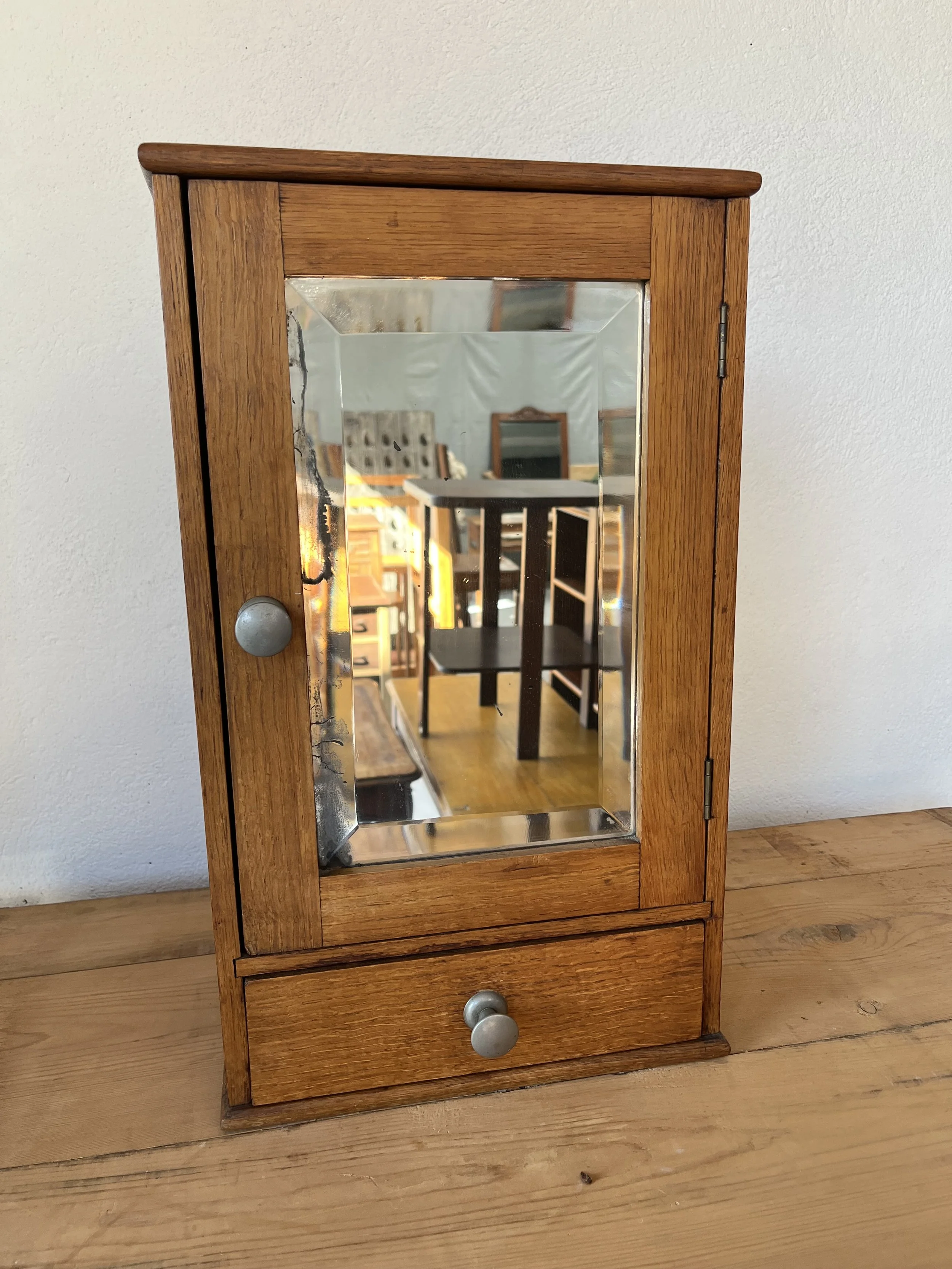 Secondhand vintage apothecary cabinet