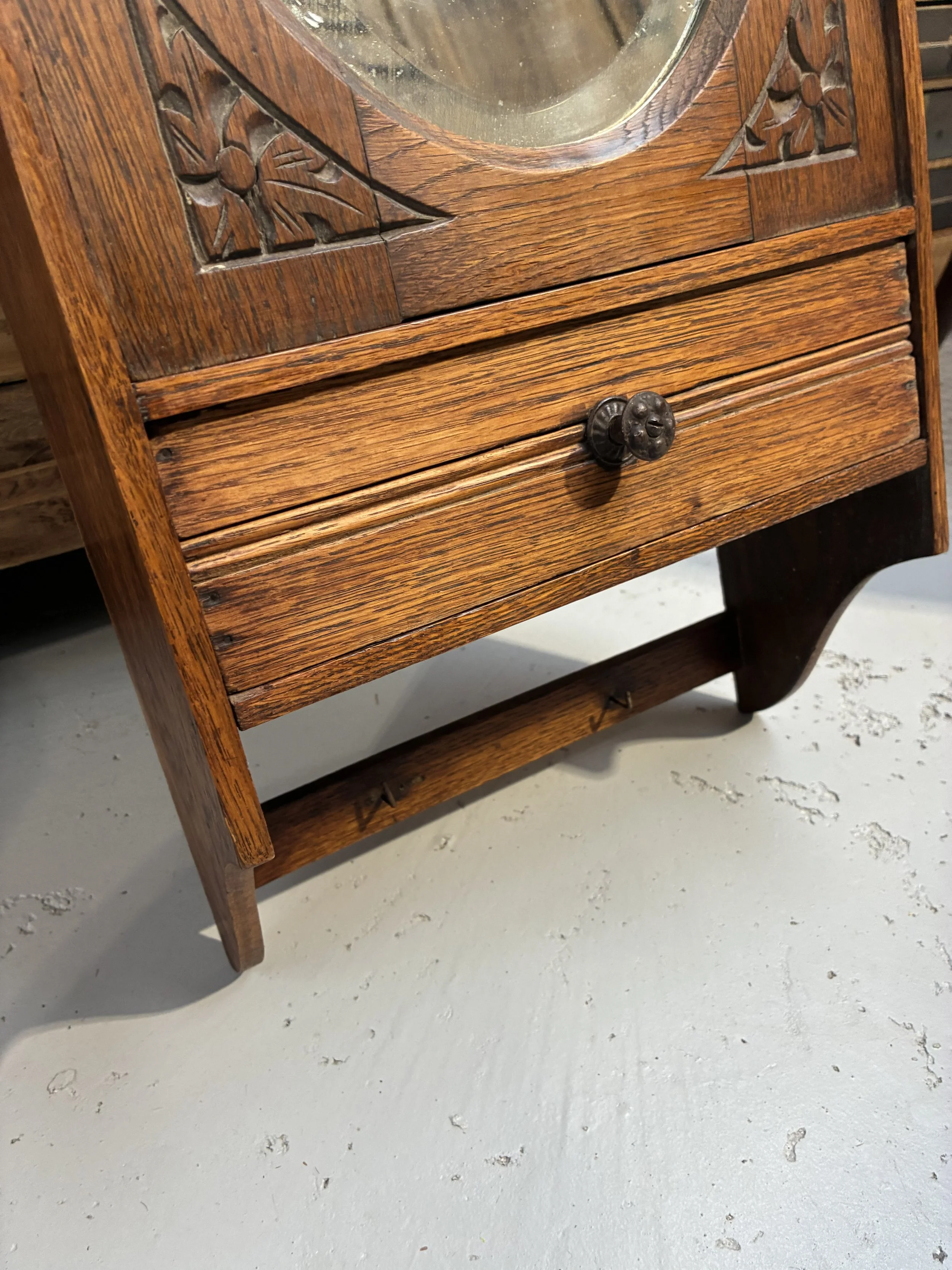 Secondhand vintage apothecary cabinet