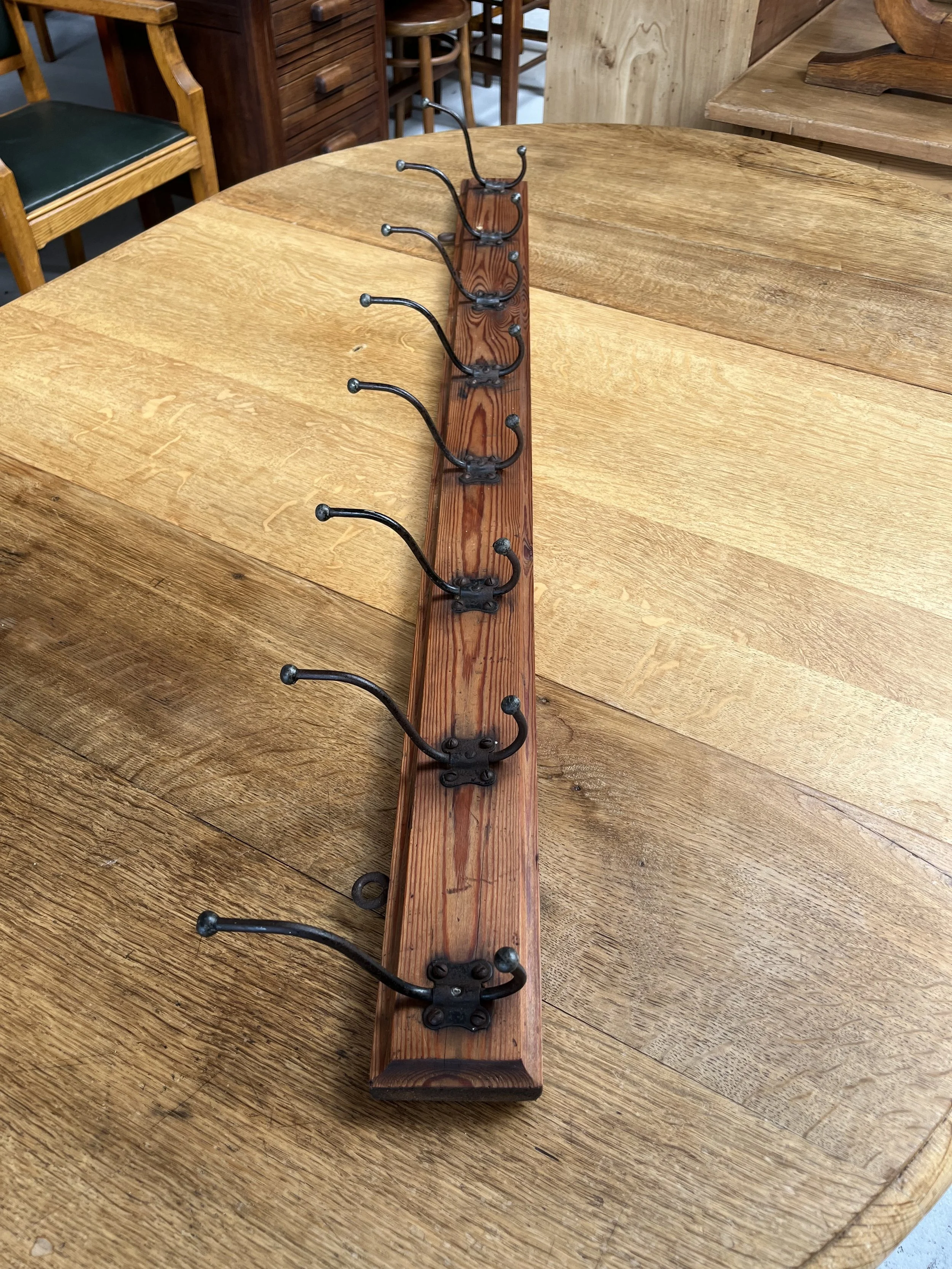 Secondhand vintage farmhouse coat rack