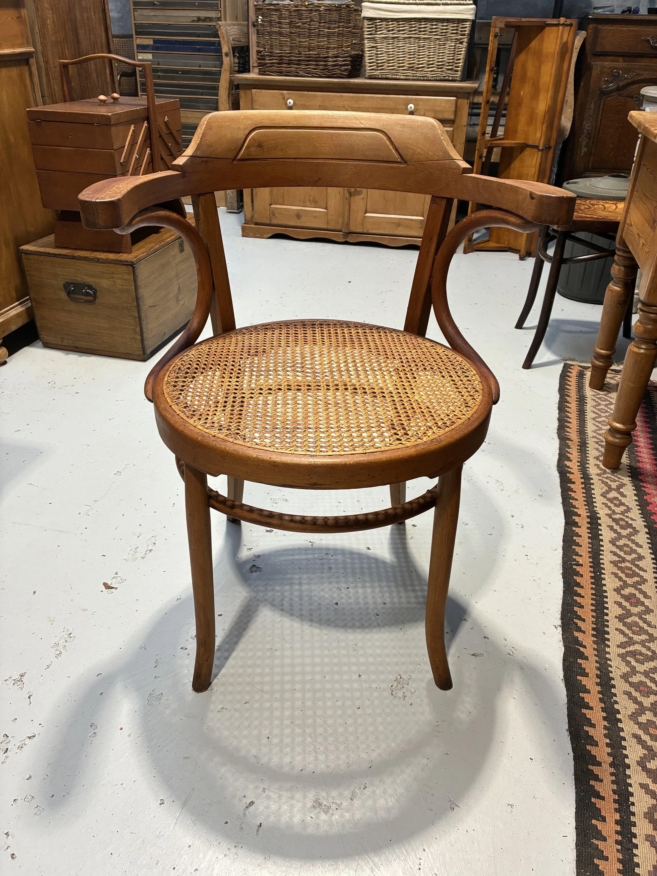 Secondhand vintage bentwood armchair