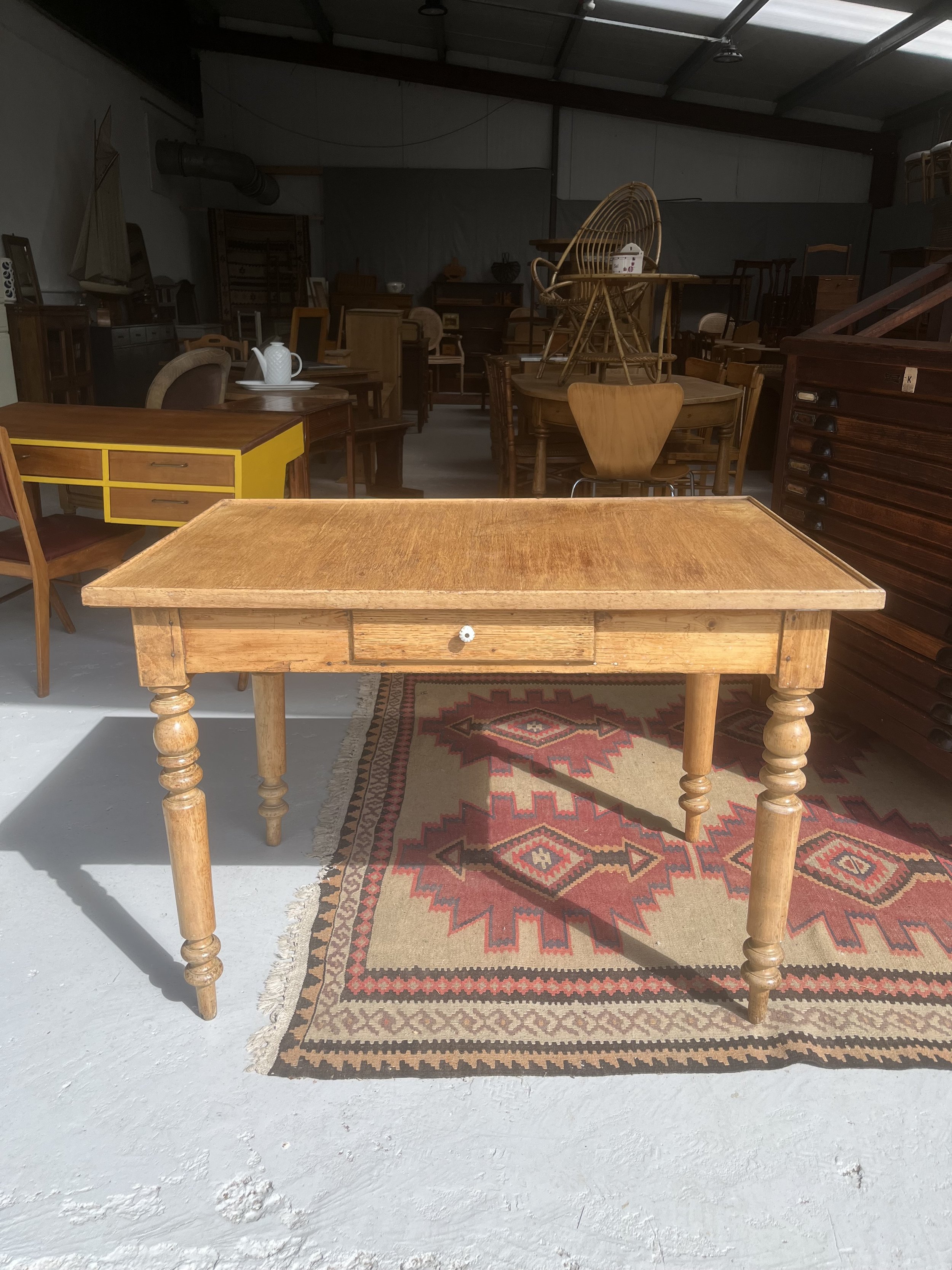 Secondhand vintage farmhouse table