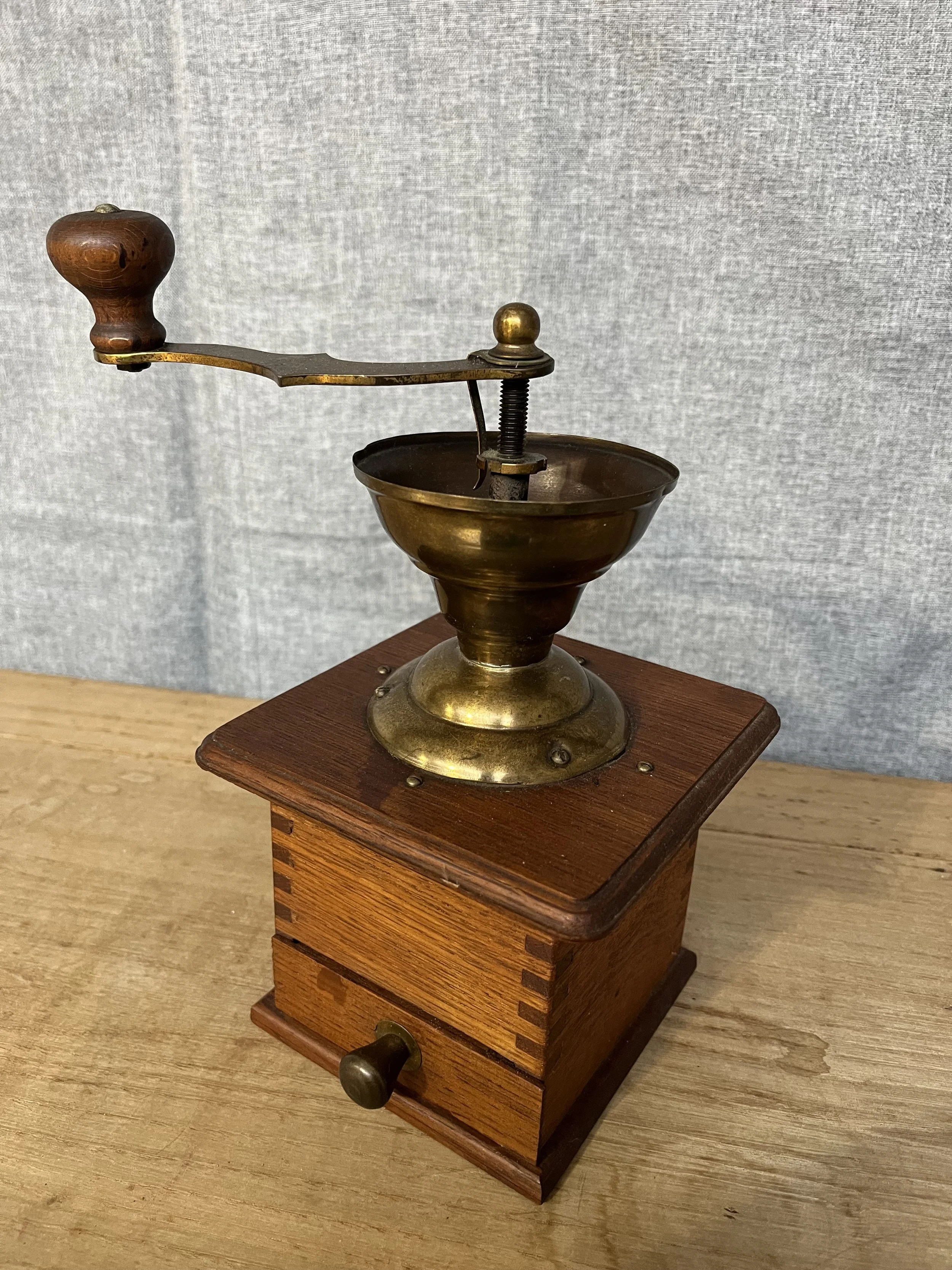 Secondhand vintage coffee grinder