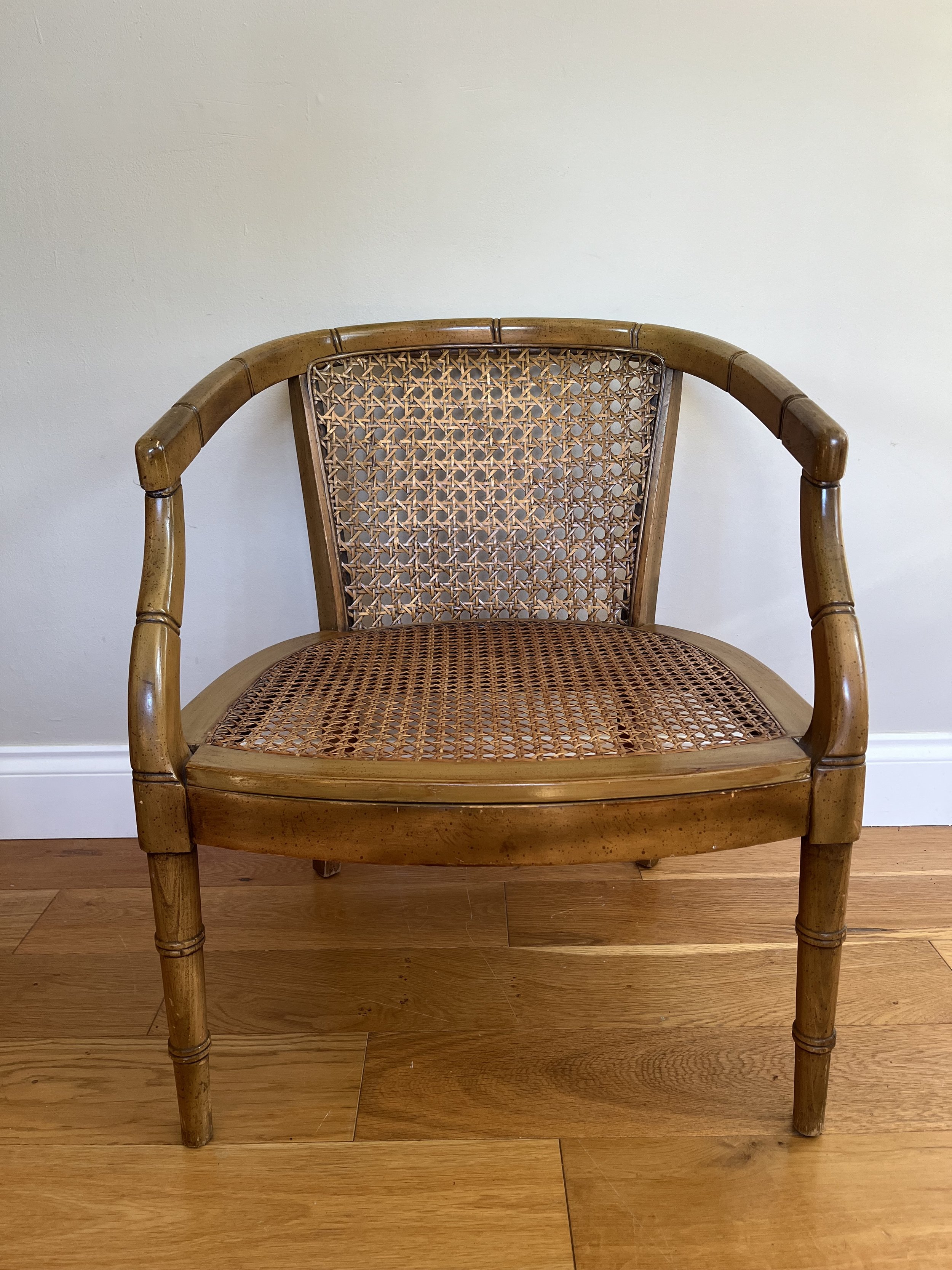 Secondhand vintage armchairs