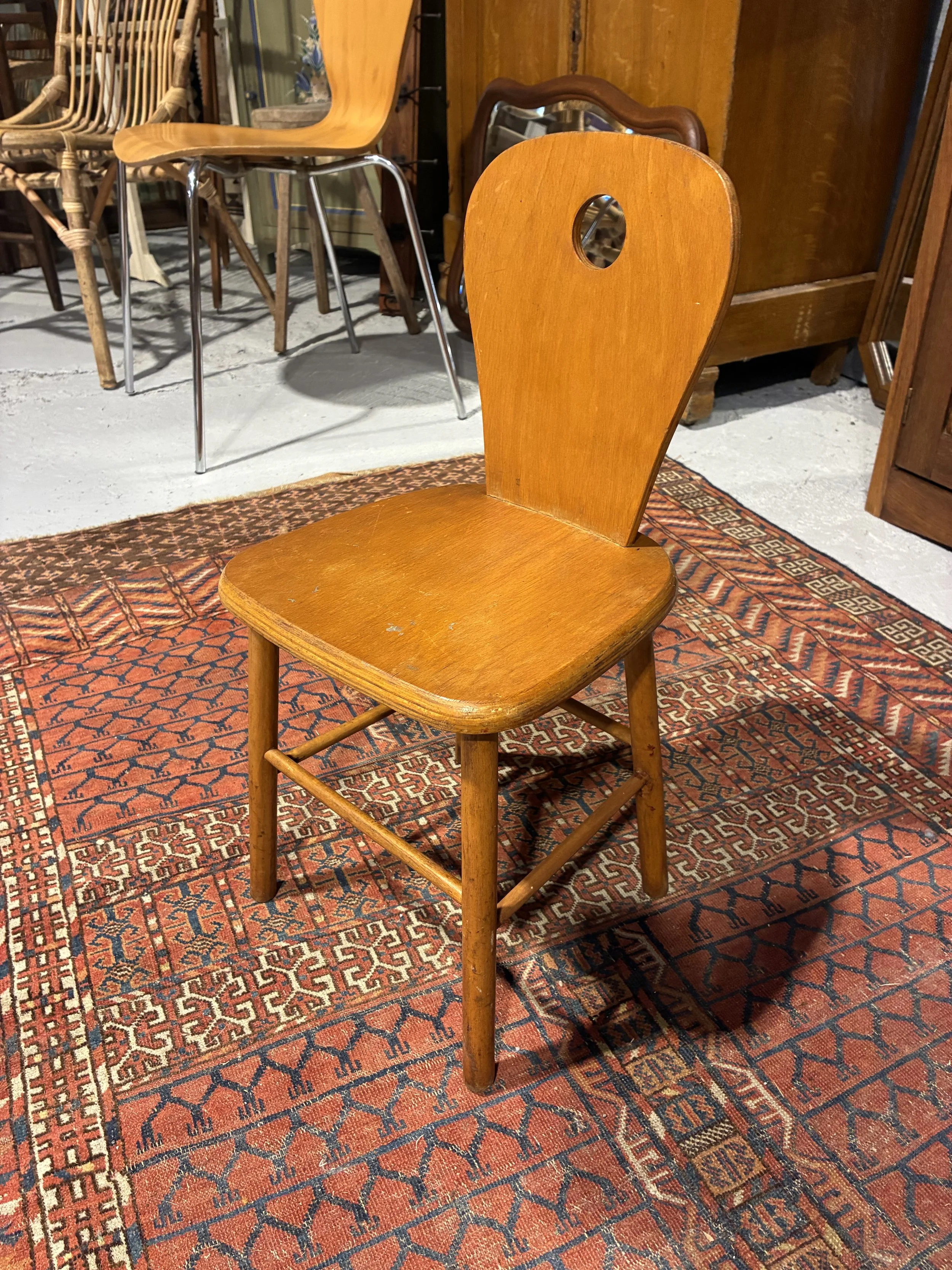 Secondhand vintage children's chair