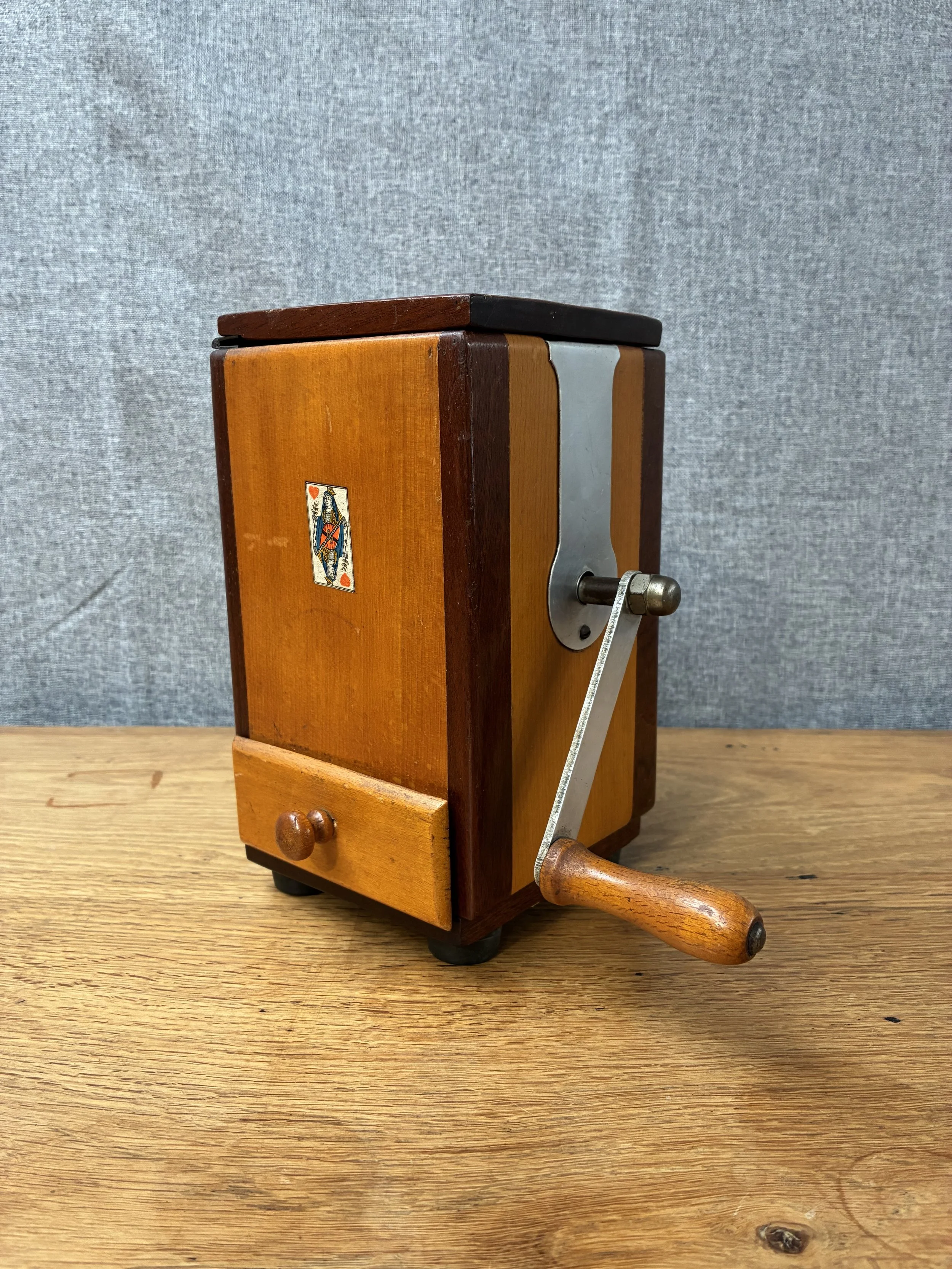Secondhand vintage coffee grinder