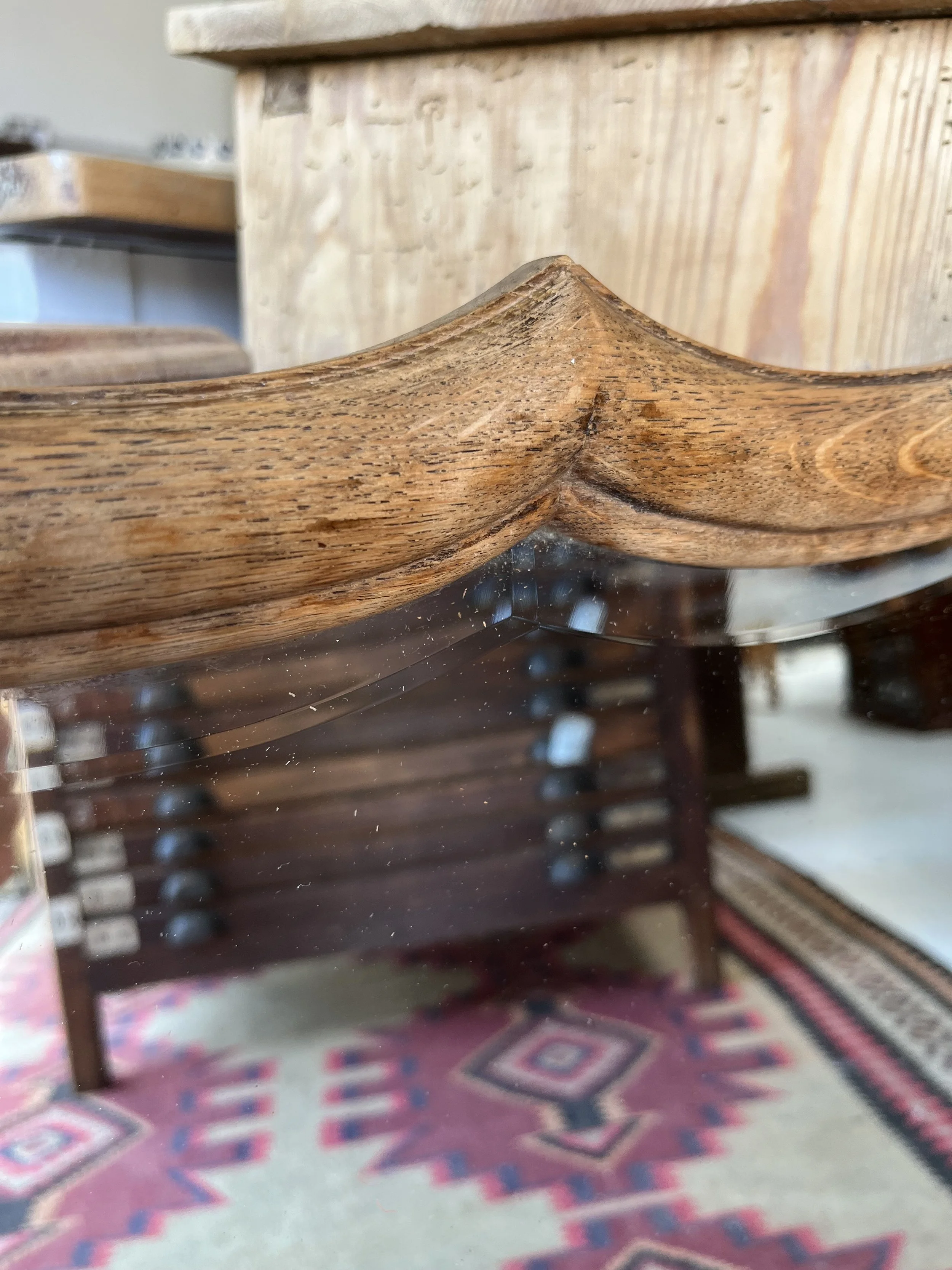 Secondhand vintage wall mirror