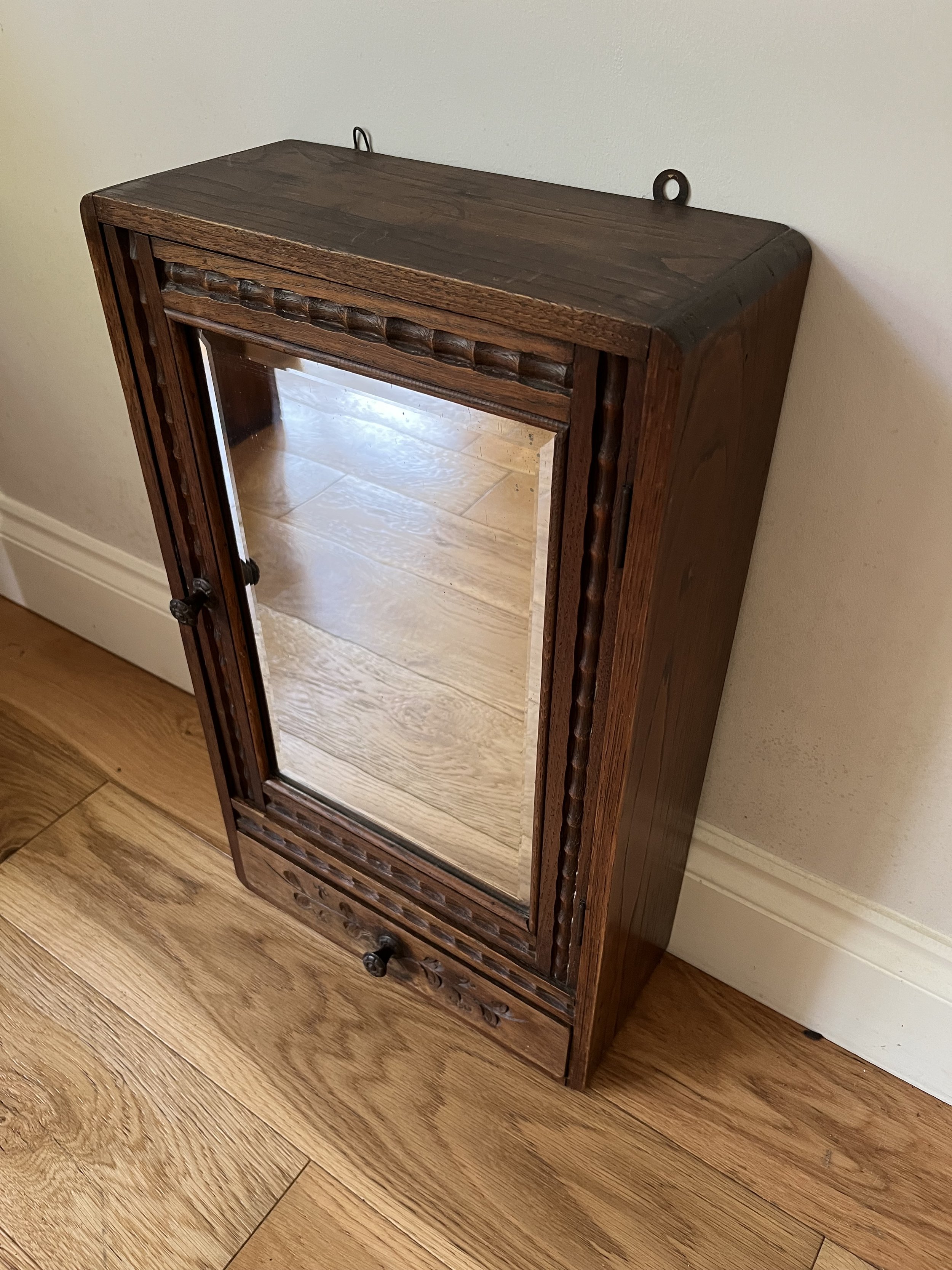Secondhand vintage apothecary cabinet