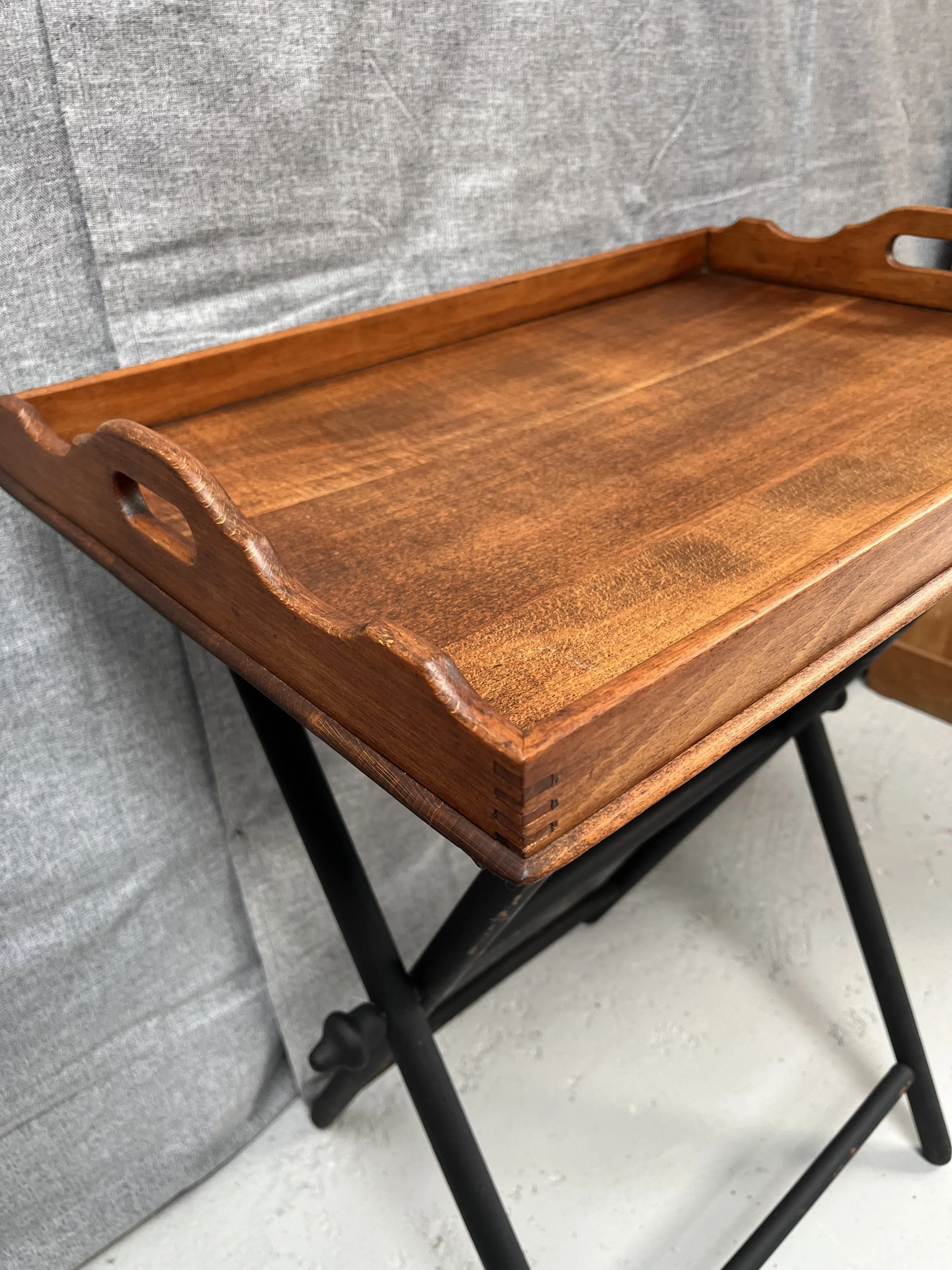 Secondhand vintage butler's tray