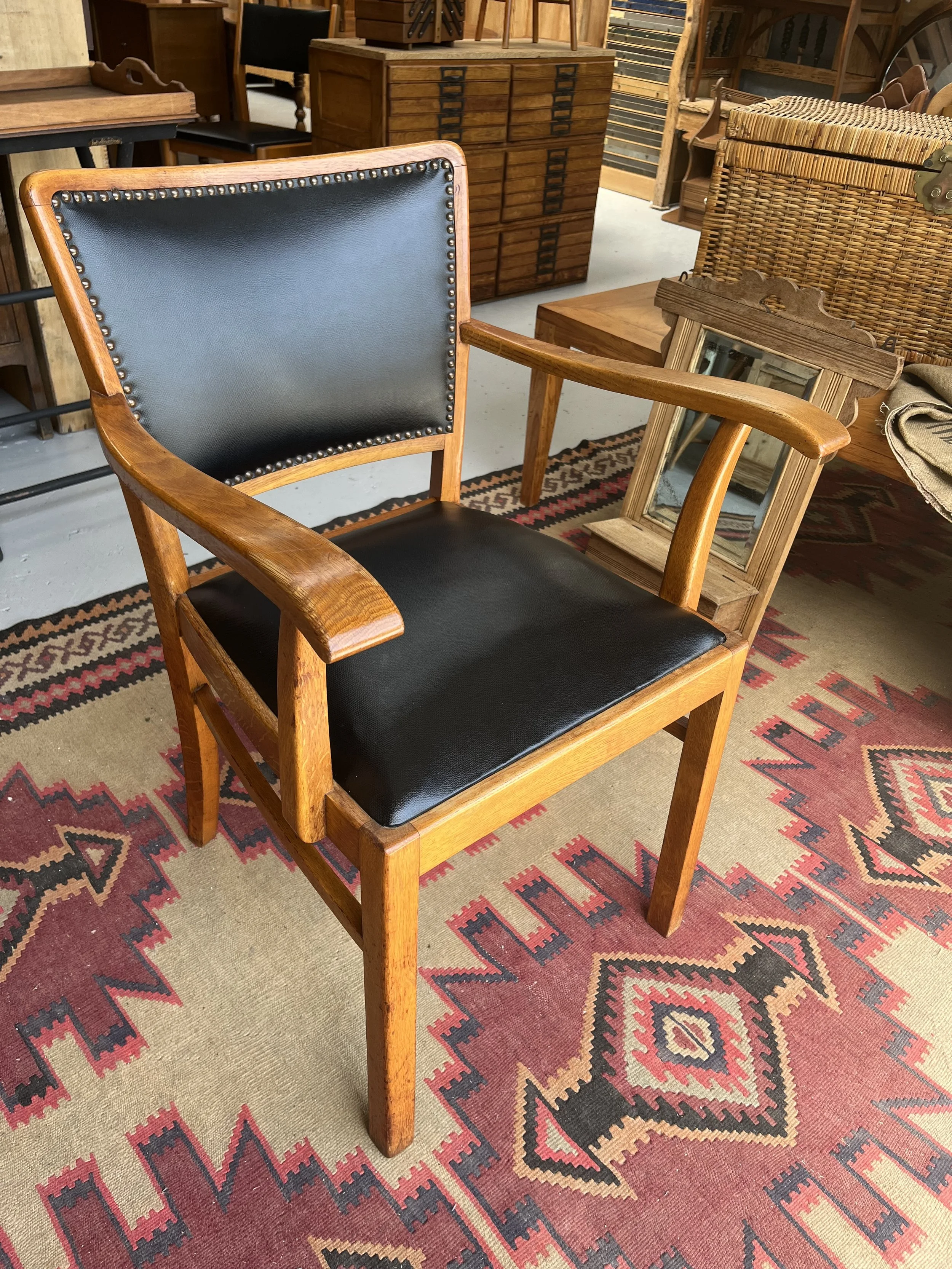 Secondhand vintage desk armchair