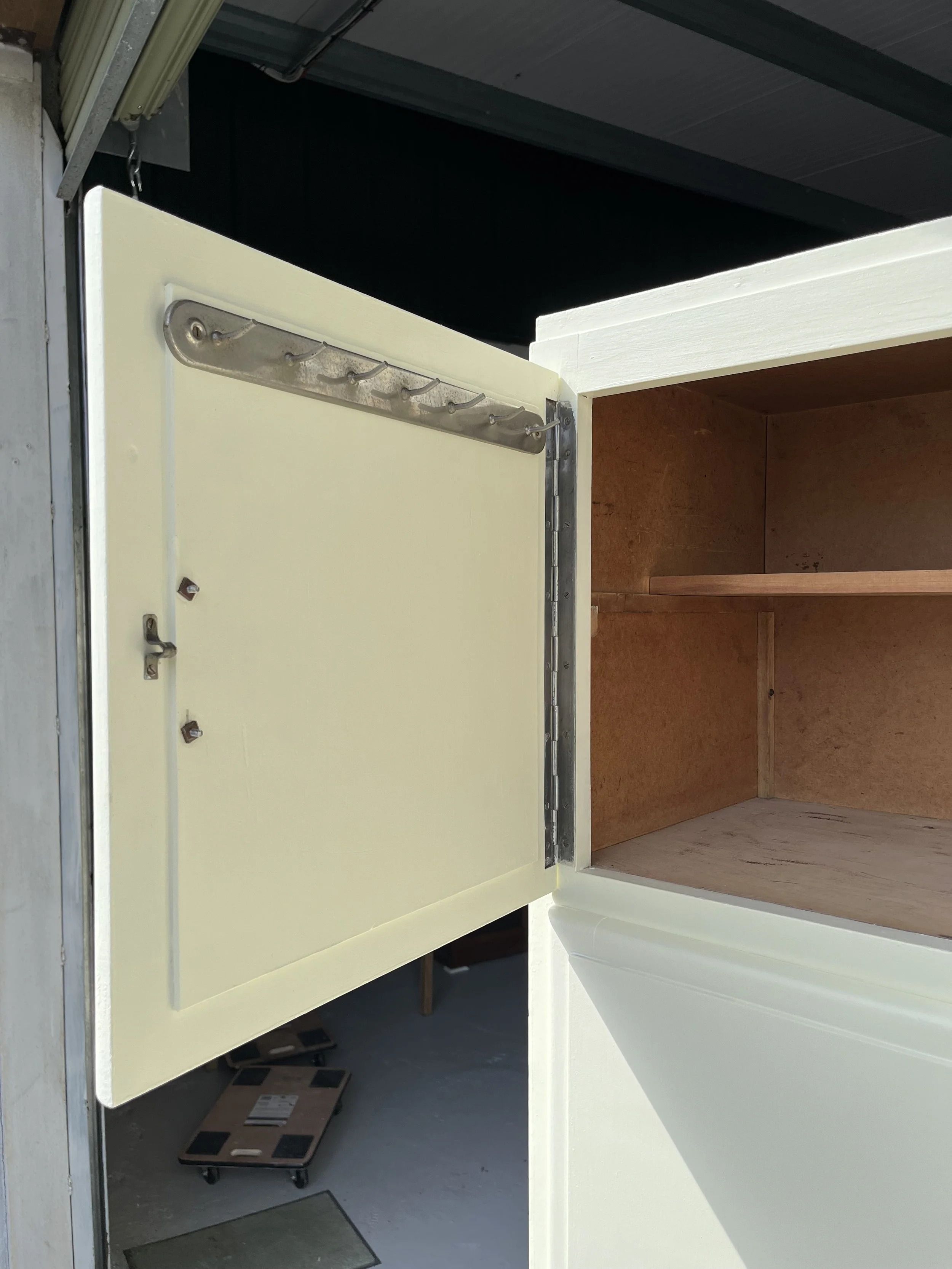 Secondhand vintage kitchen cabinet