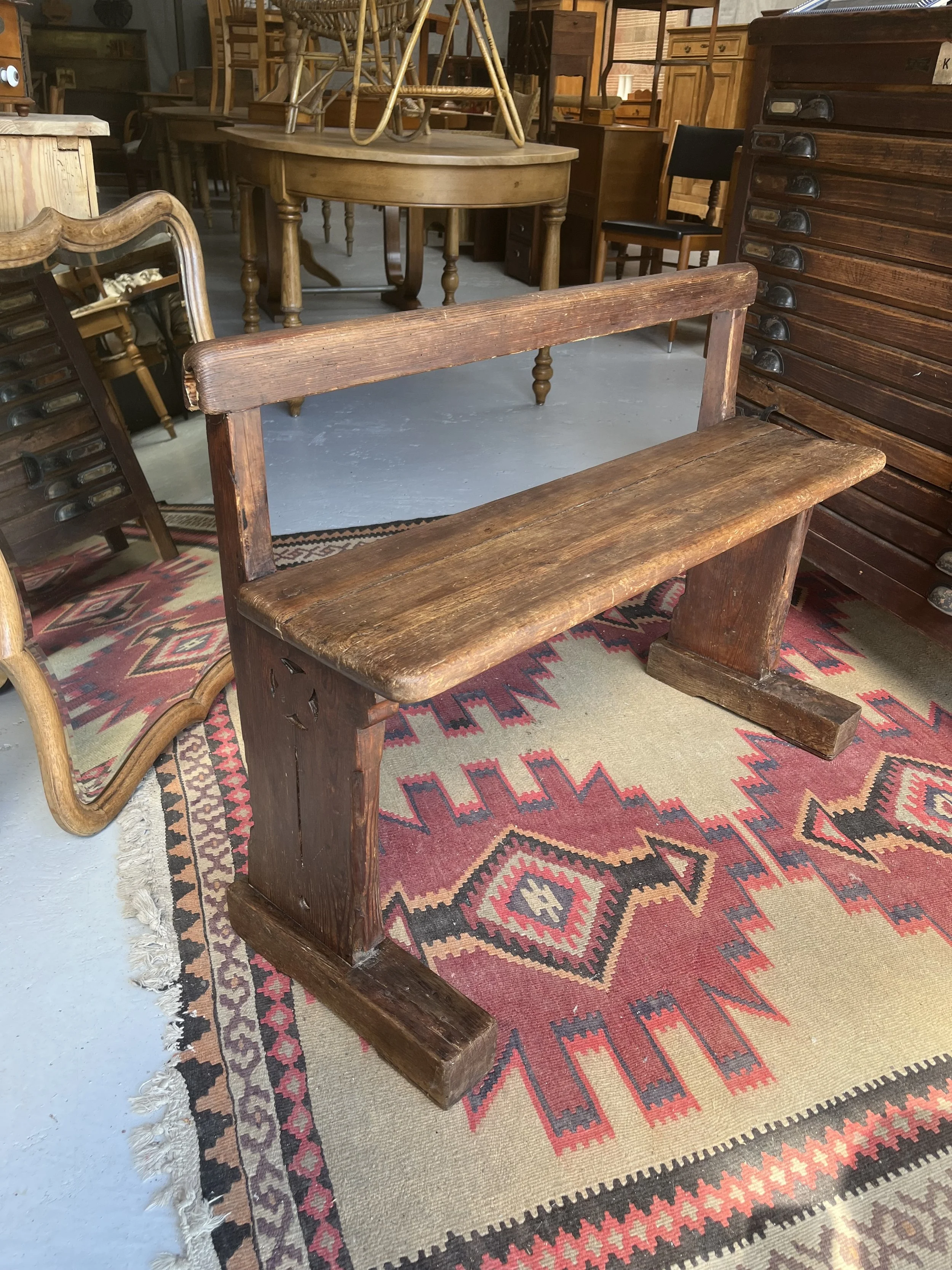 Secondhand vintage bench