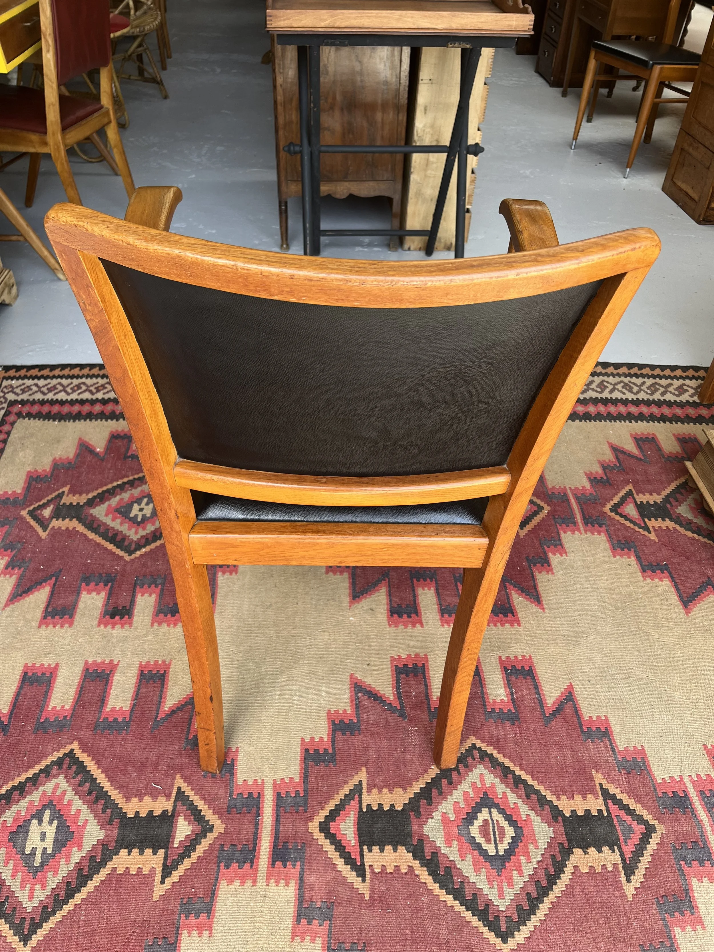 Secondhand vintage desk armchair