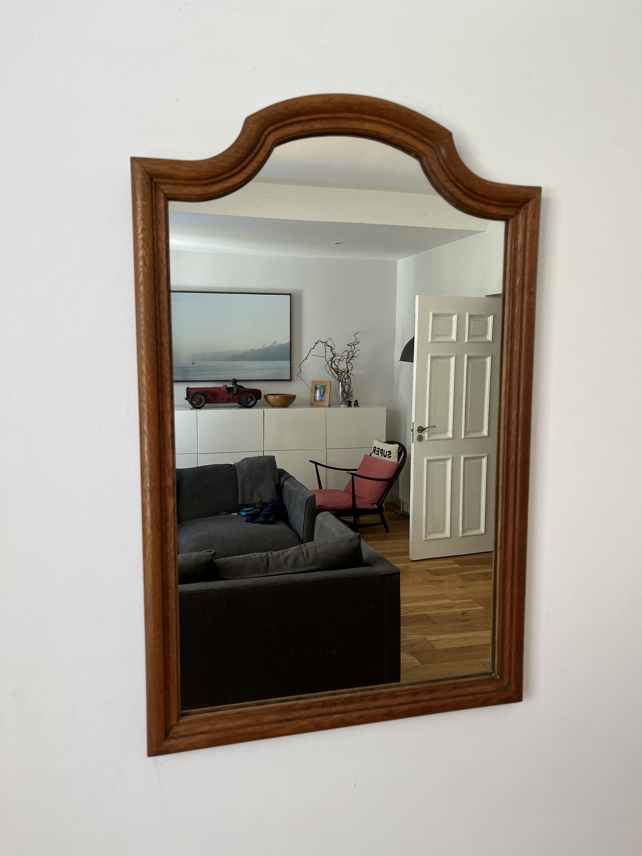 Secondhand vintage wall mirror