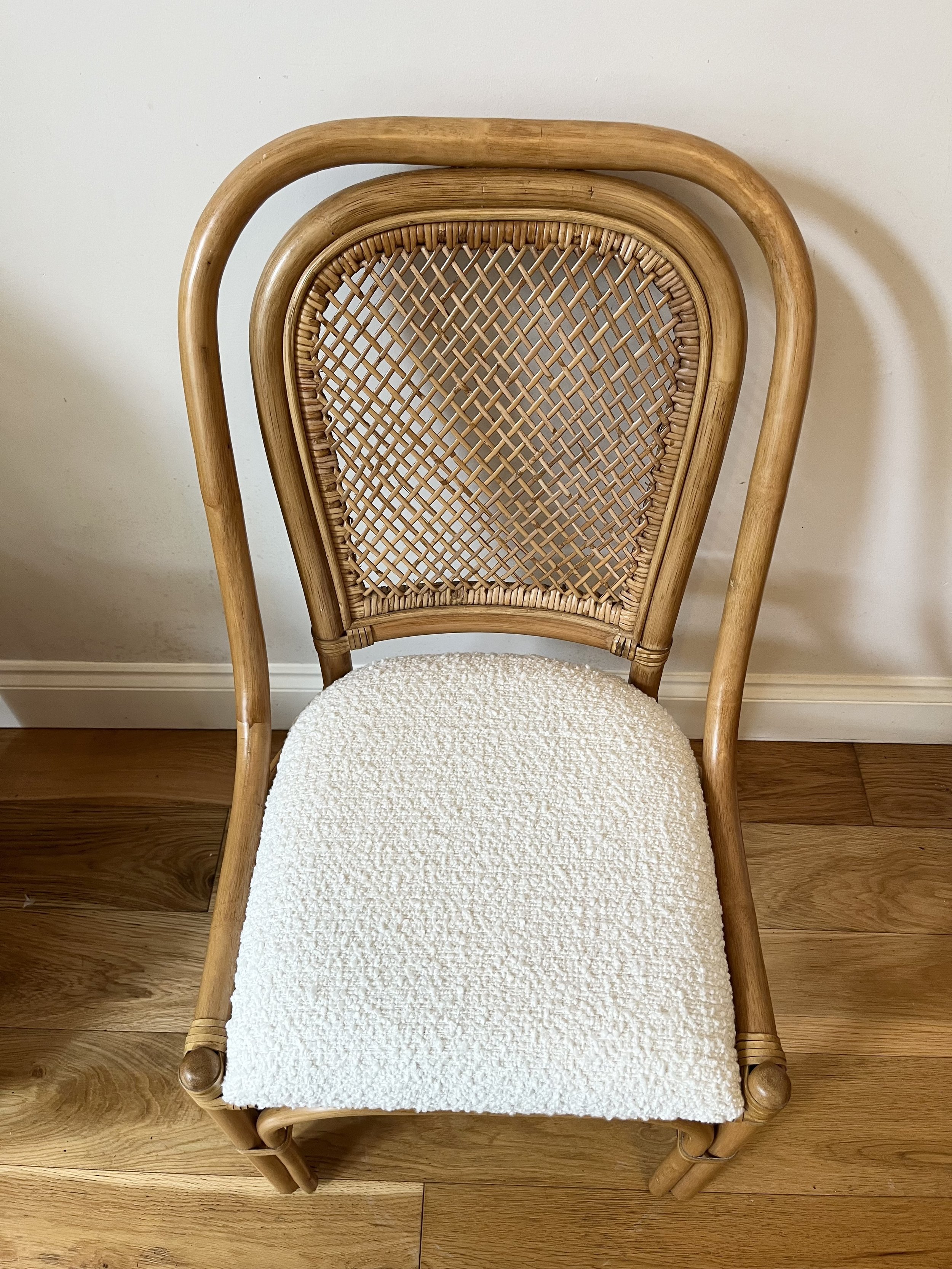 Secondhand vintage rattan chair