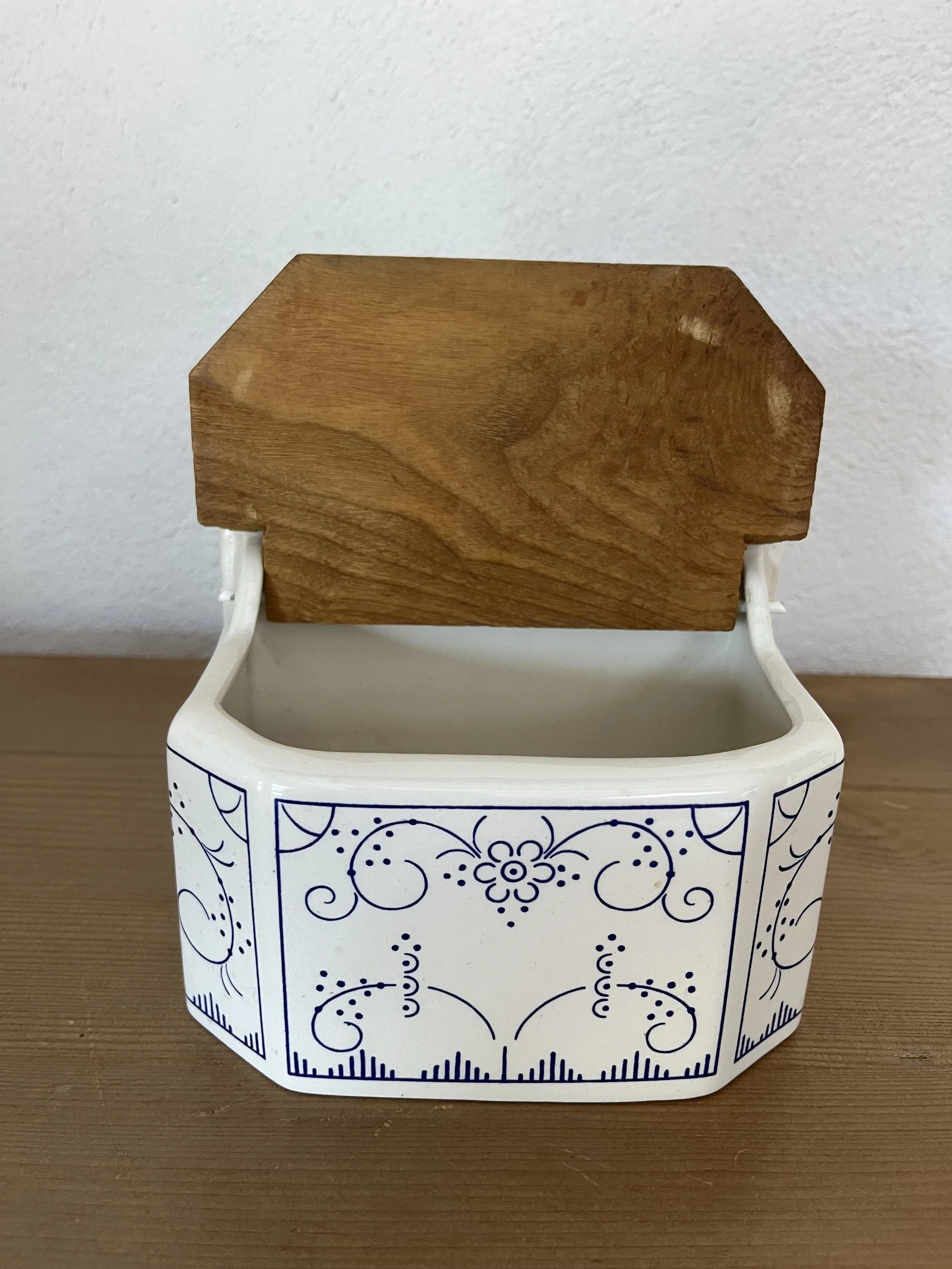 Secondhand vintage salt cellar