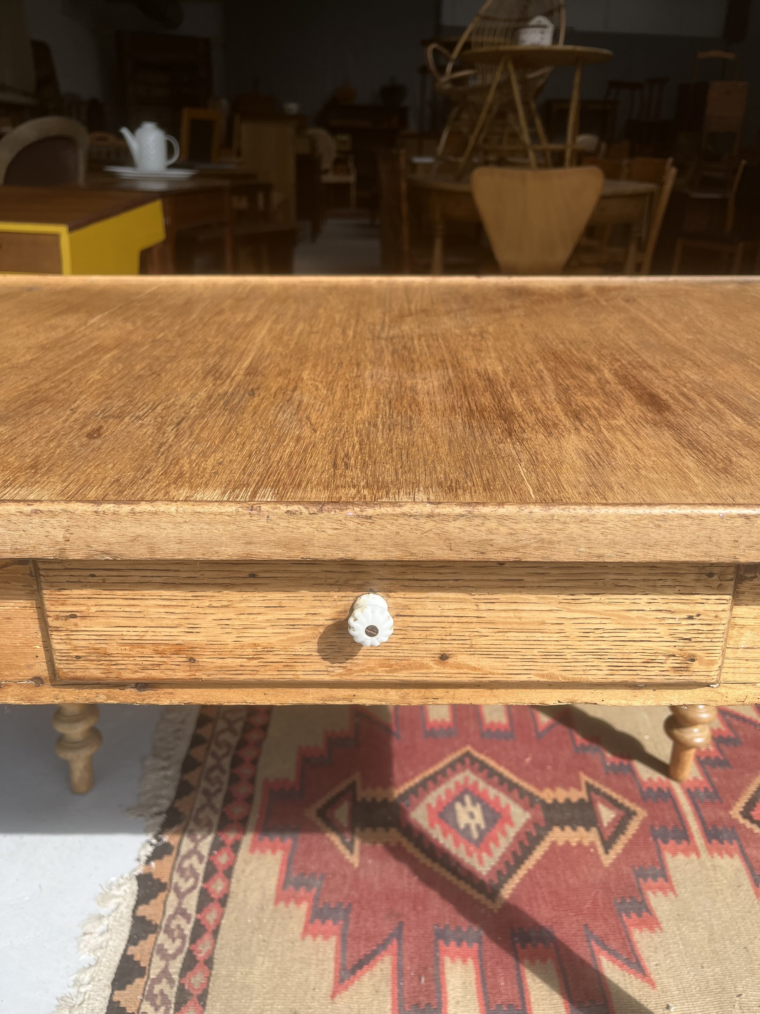 Secondhand vintage farmhouse table