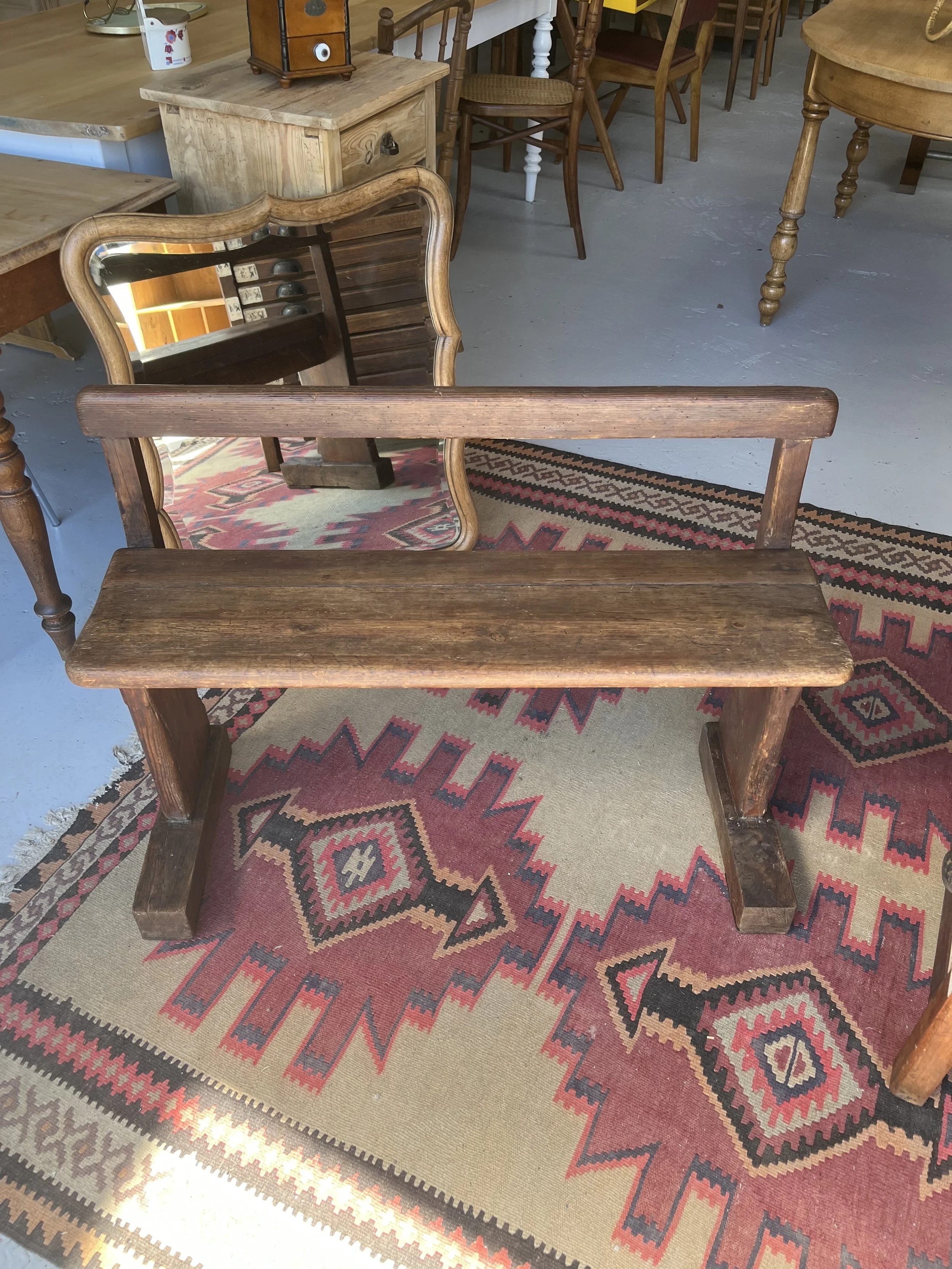Secondhand vintage bench