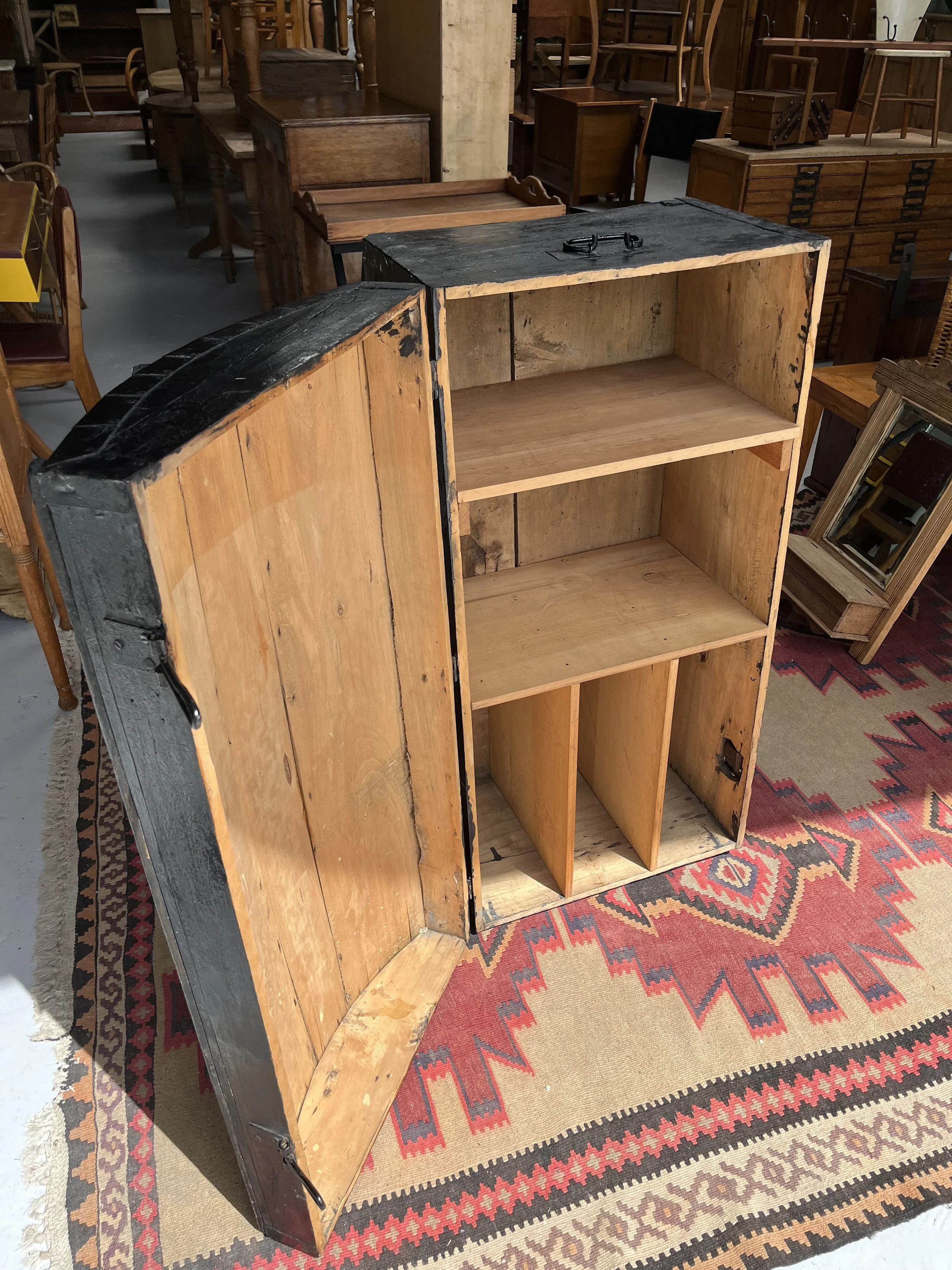 Vintage secondhand wooden chest