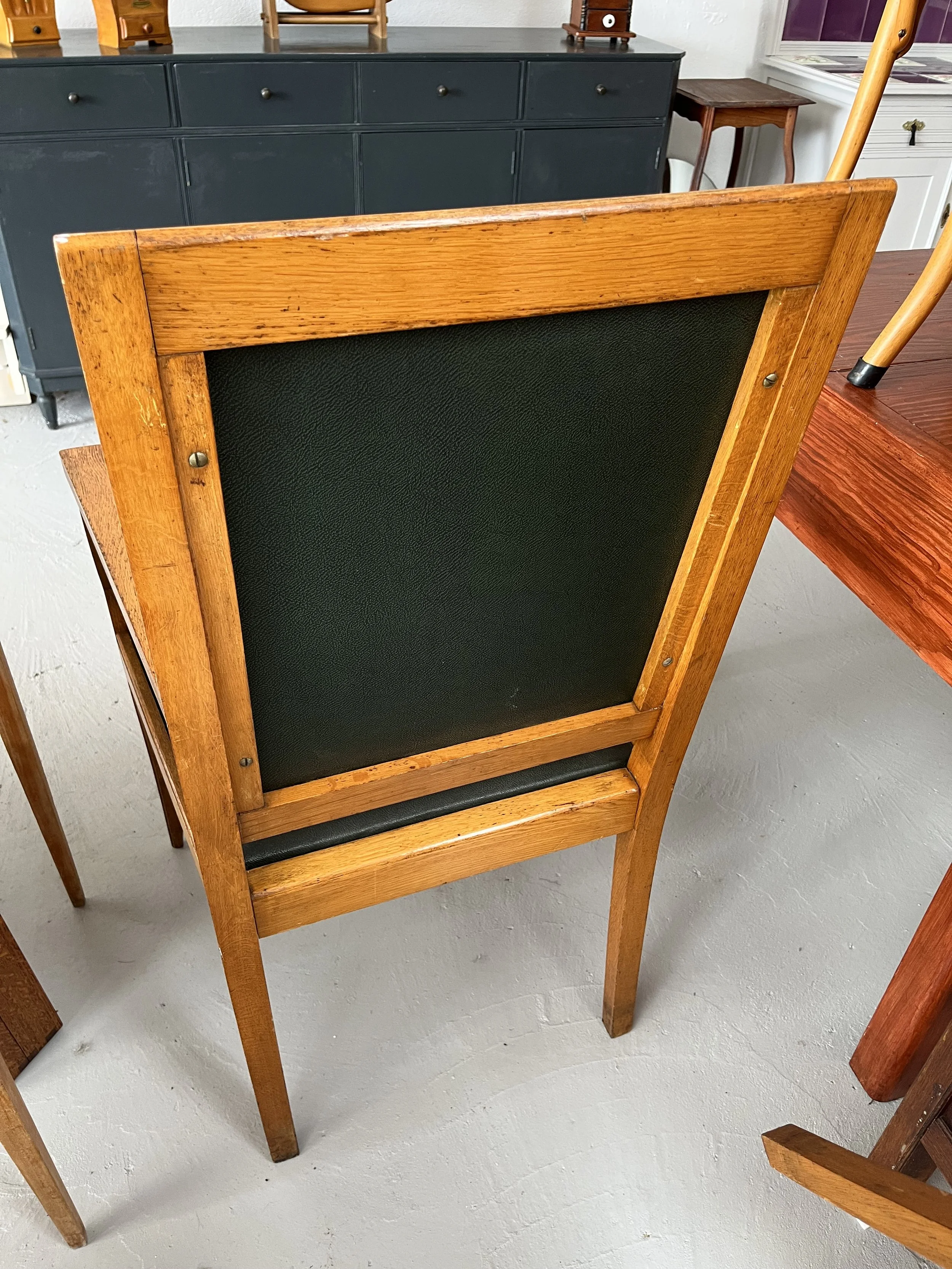 Secondhand vintage art deco armchairs