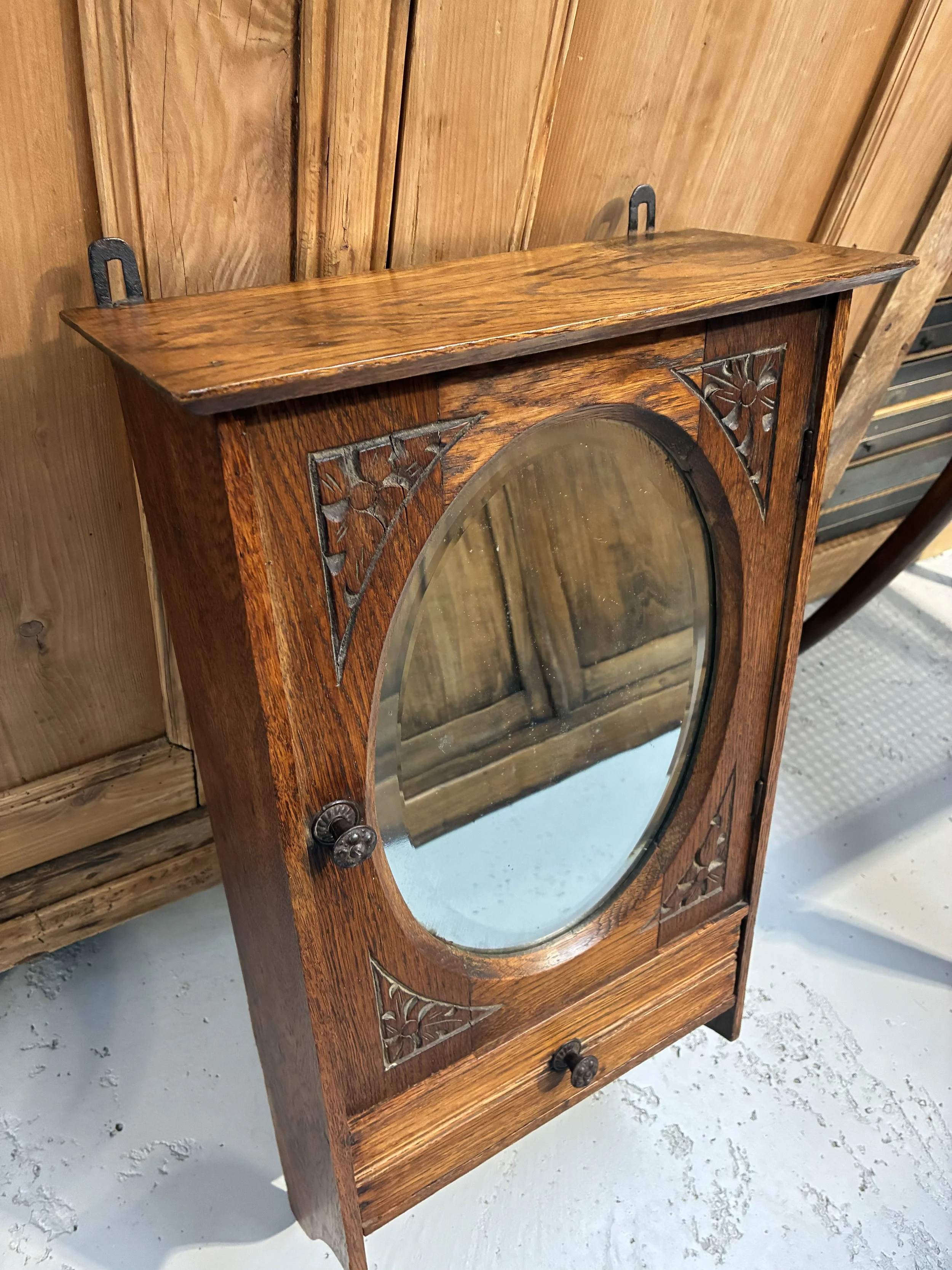 Secondhand vintage apothecary cabinet