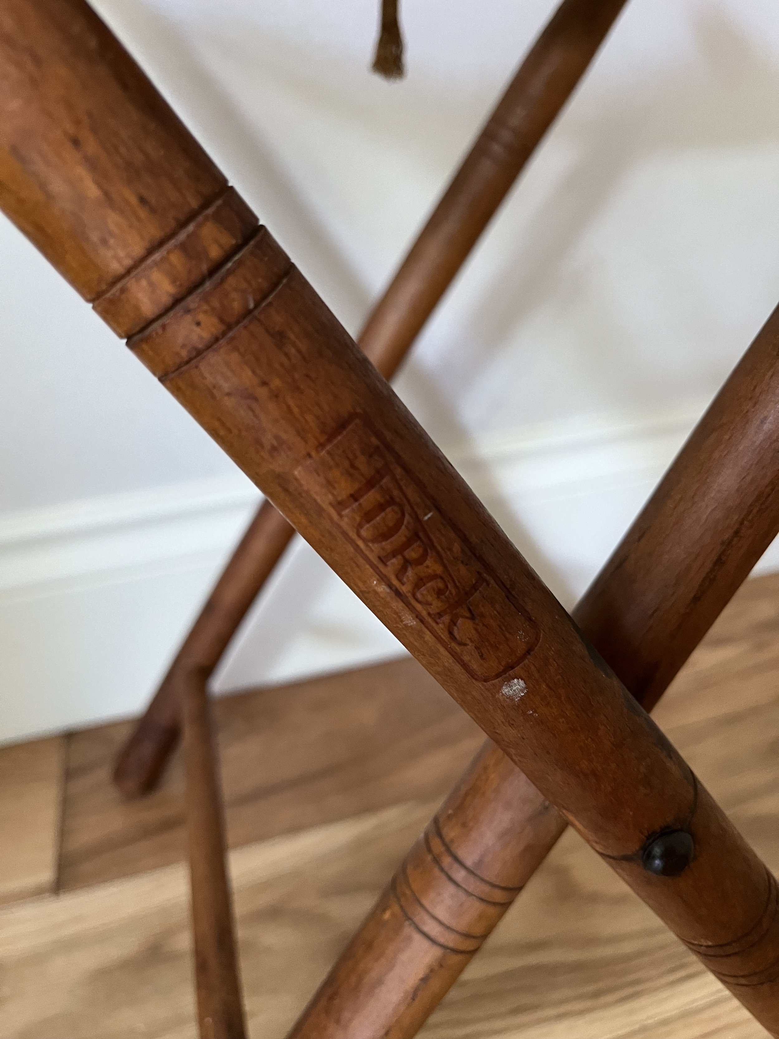 Secondhand vintage folding stool