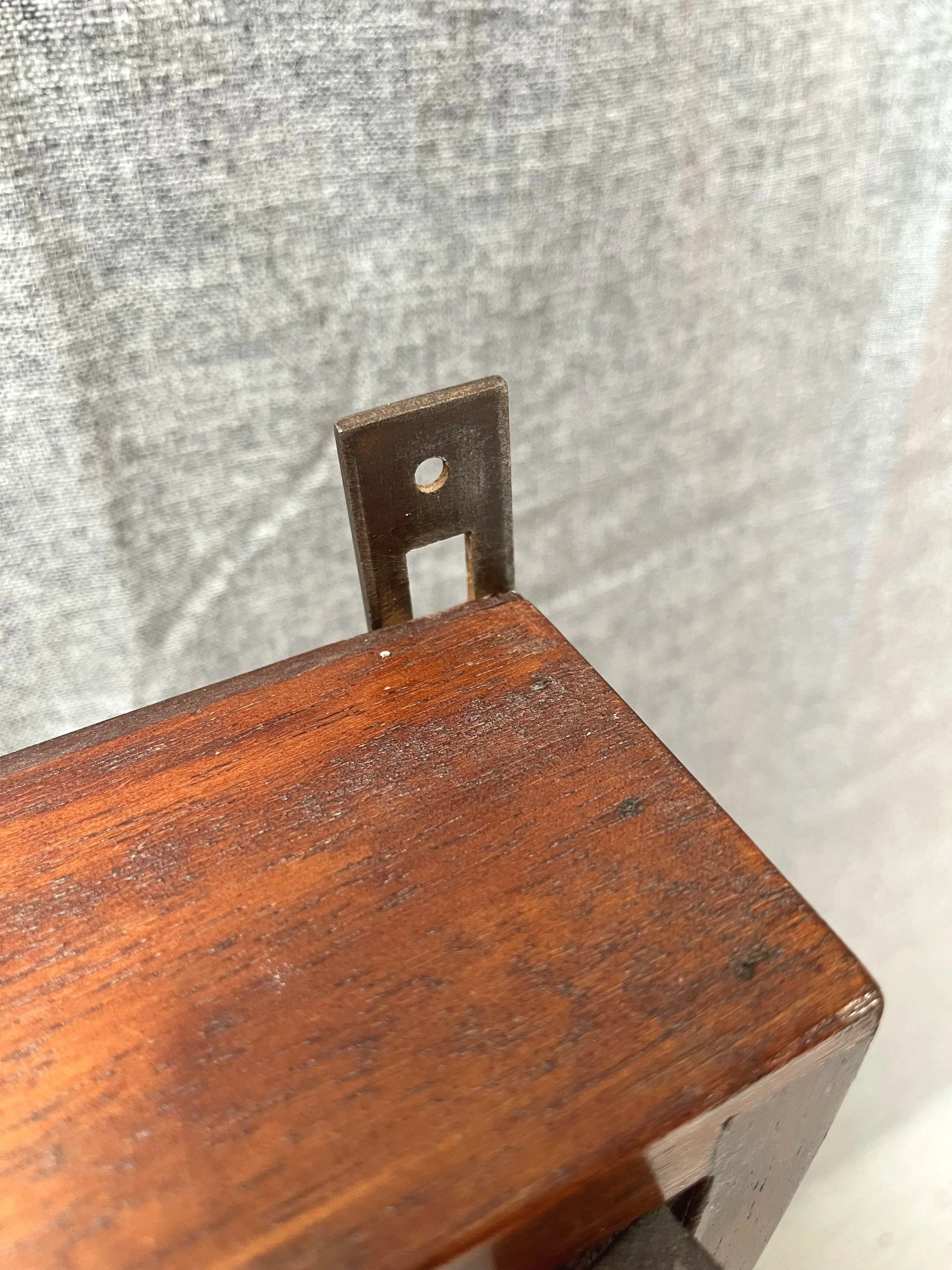 Secondhand vintage wall display cabinet