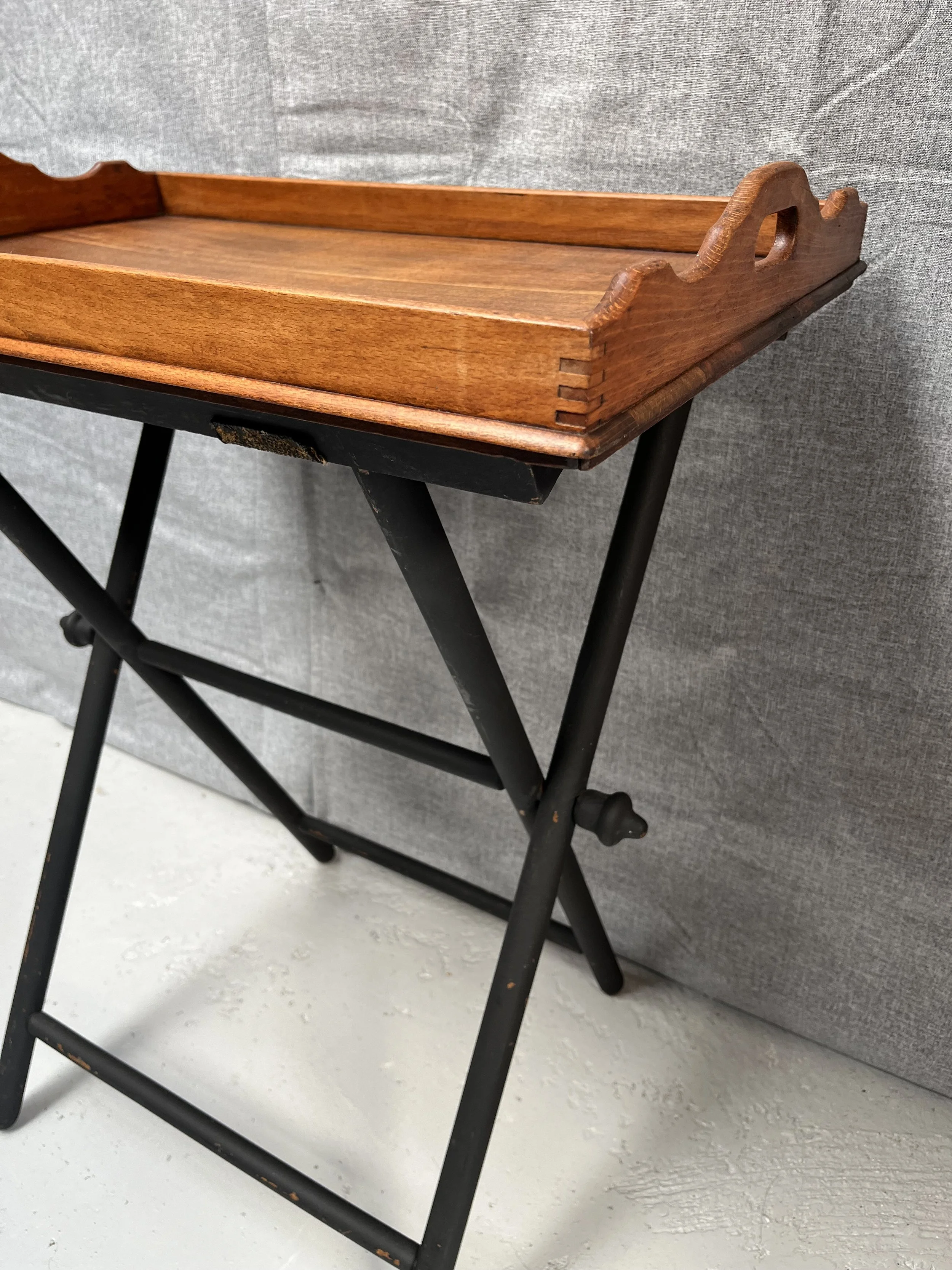 Secondhand vintage butler's tray