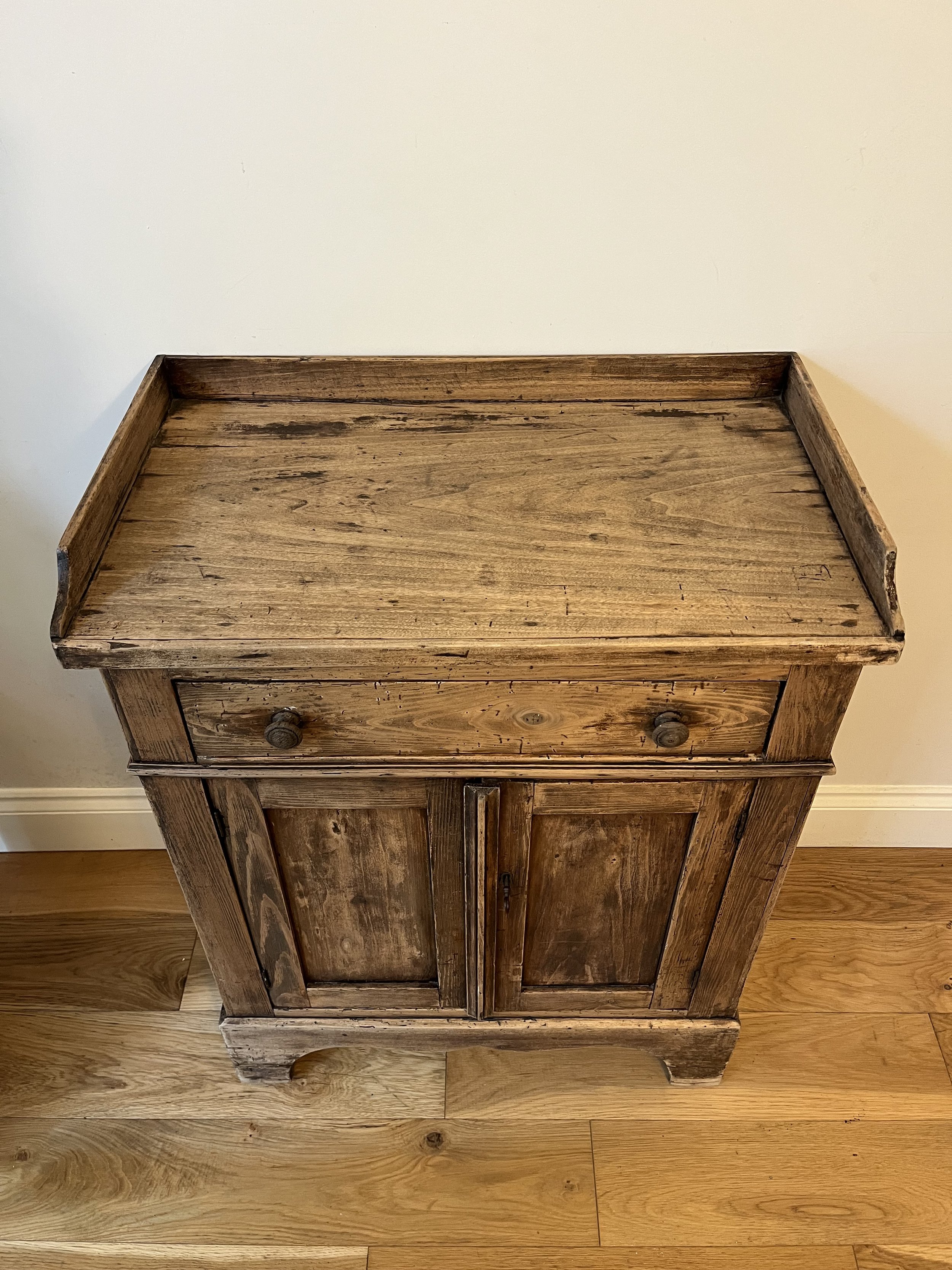 Secondhand vintage pine cupboard