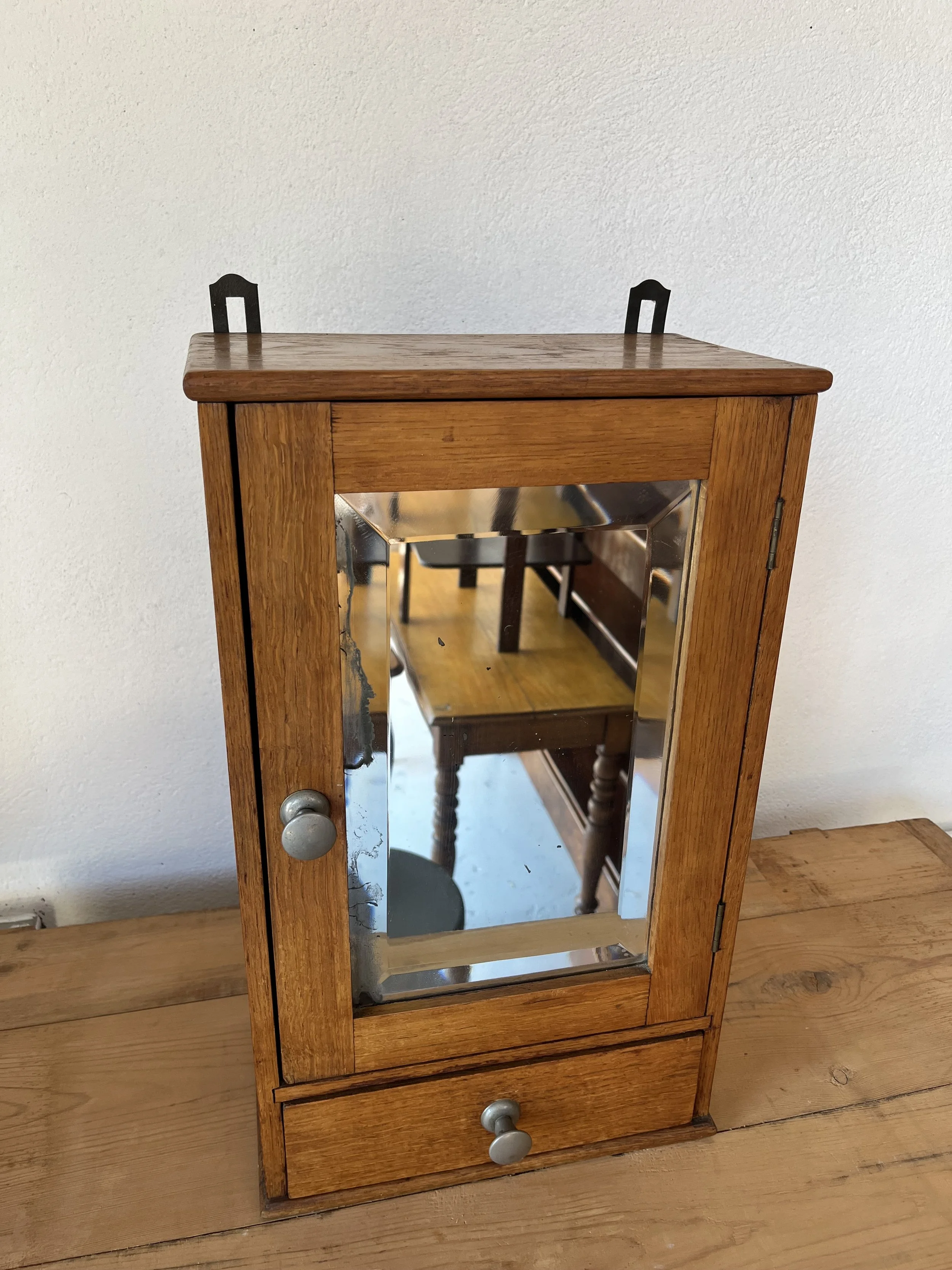 Secondhand vintage apothecary cabinet